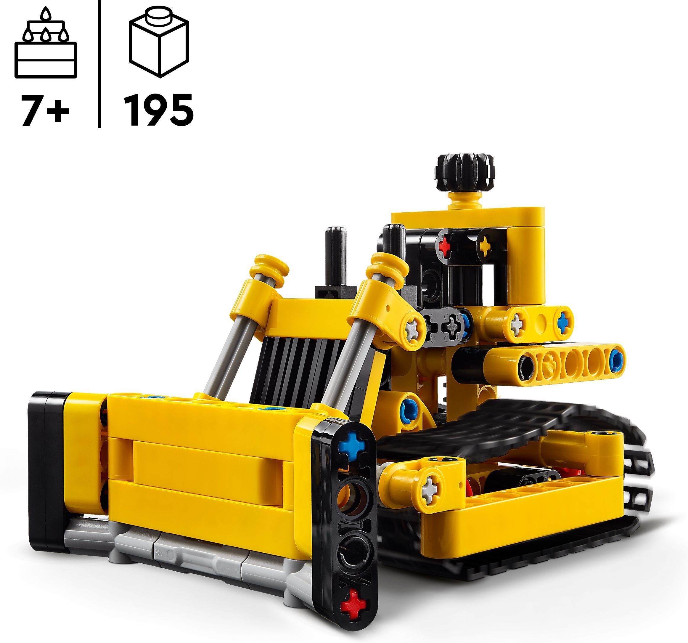 LEGO Technic 42163 - Tugevdatud buldooser - Image 3