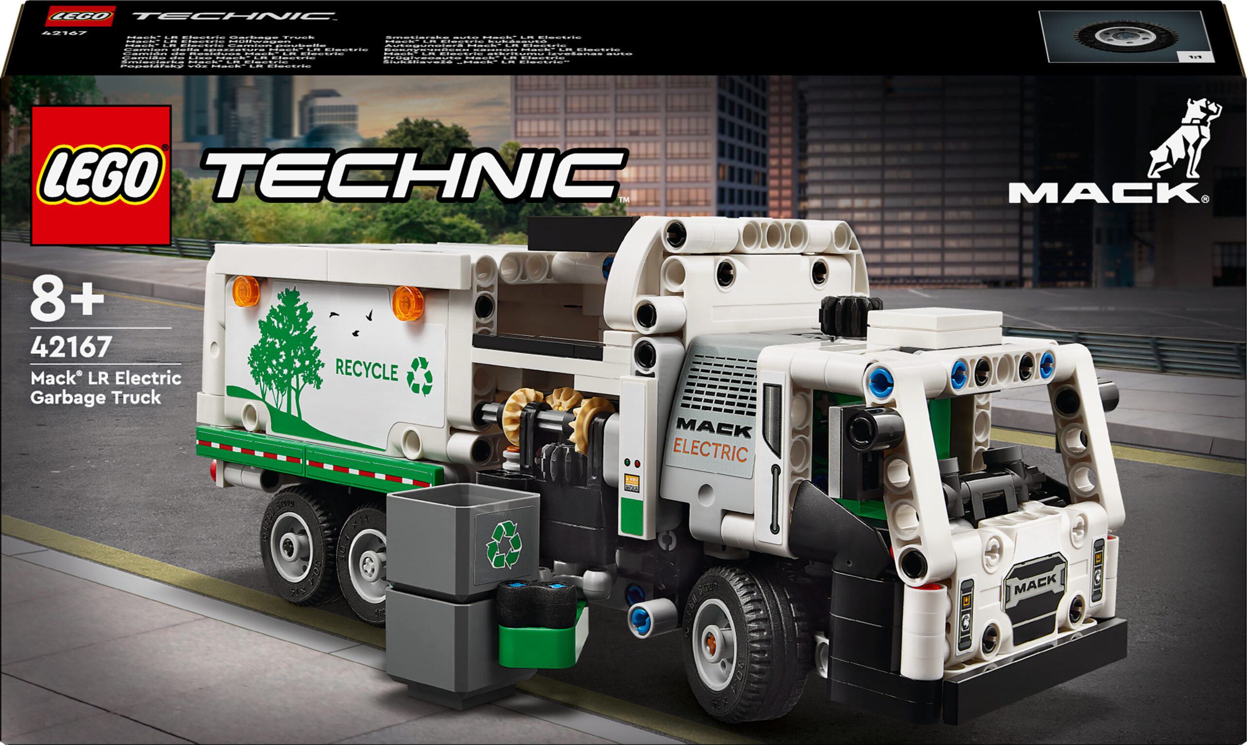 LEGO Technic 42167 - Mack® LR elektriline prügiauto