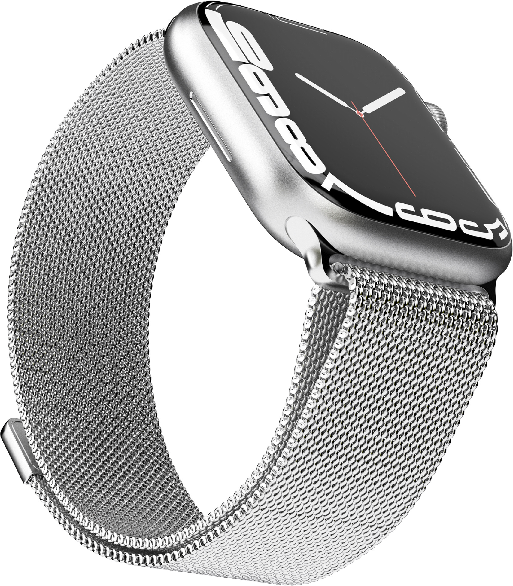 Vonmählen Milanese Loop Milanese rihm, Apple Watch 42 / 44 / 45 / 49, hõbe - Image 2