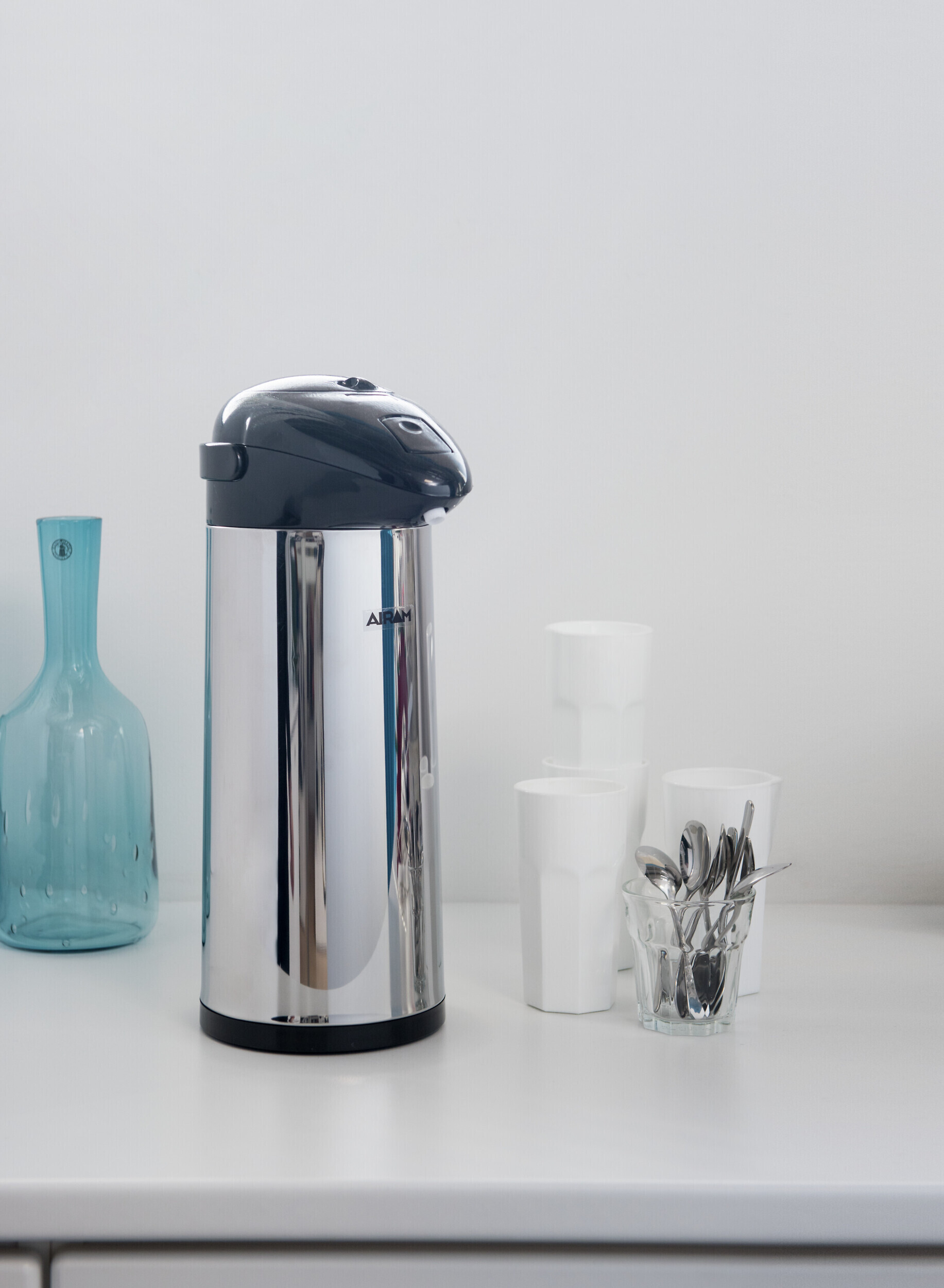 Airam Pumpis pumbaga termos 1,9 liitrit, terasest - Image 2