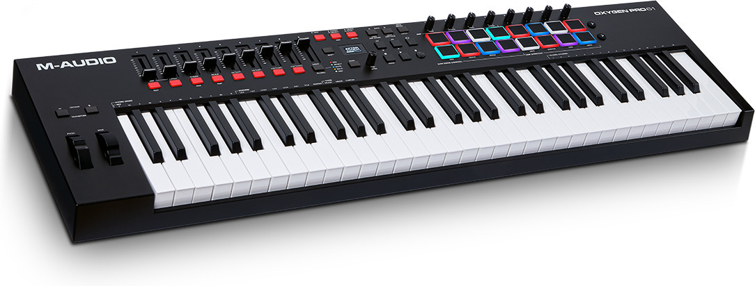 M-Audio Oxygen Pro 61 -MIDI klaviatuur, 61 klahvi