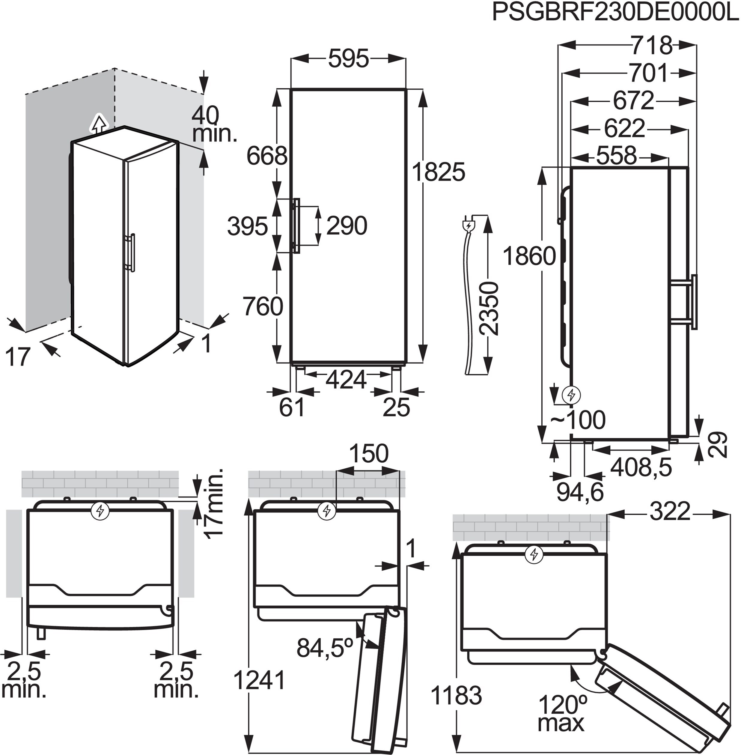 Electrolux ERS3DE39W külmkapp, valge - Image 5