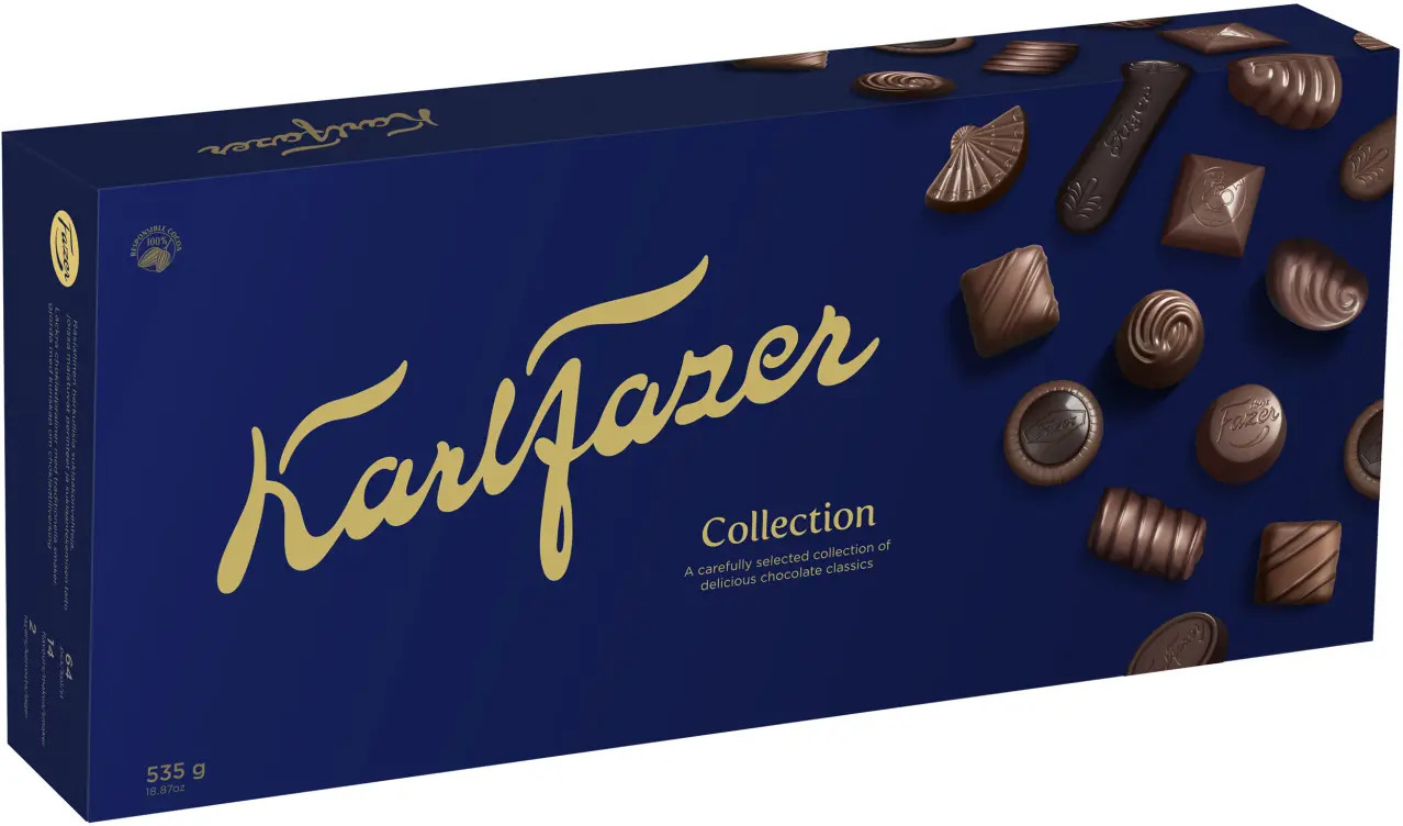 Karl Fazer Collectioni šokolaadikommikarbid, 535 g