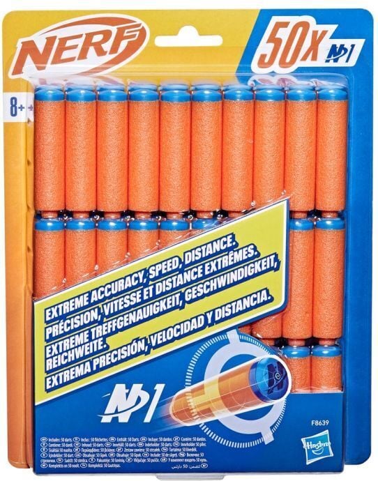 Nerf N seeria - täidetavad laskemoonad, 50 tk