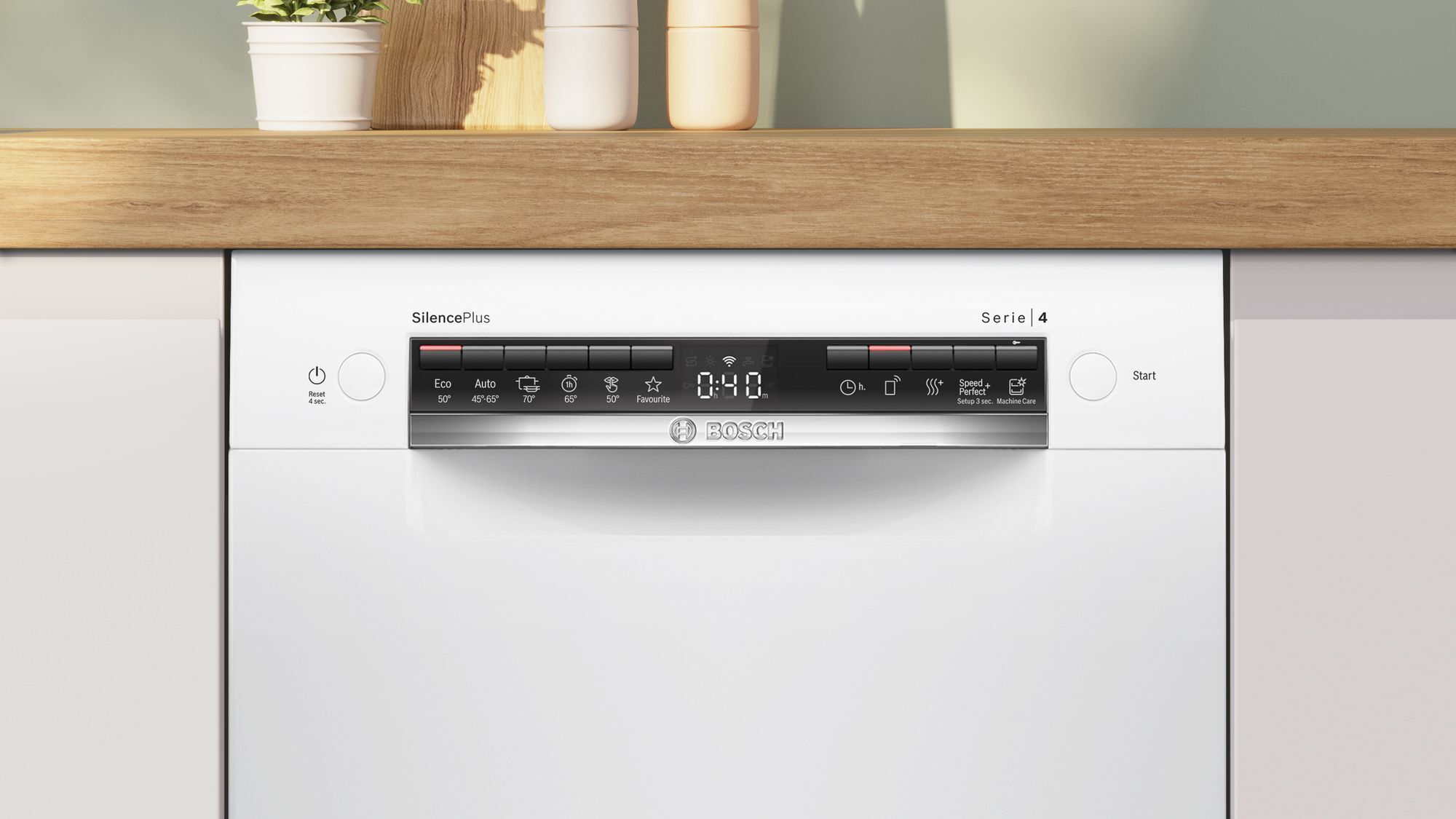 Bosch SPU4HMW01S Serie 4 nõudepesumasin, valge - Image 2
