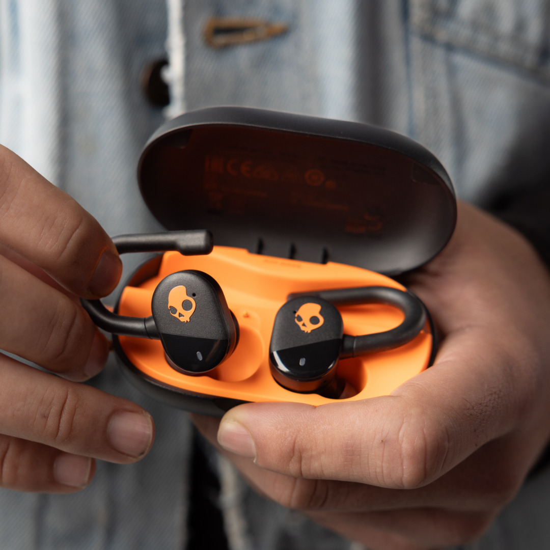 Skullcandy Push Play Active juhtmevabad kõrvaklapid, must/oranž - Image 5