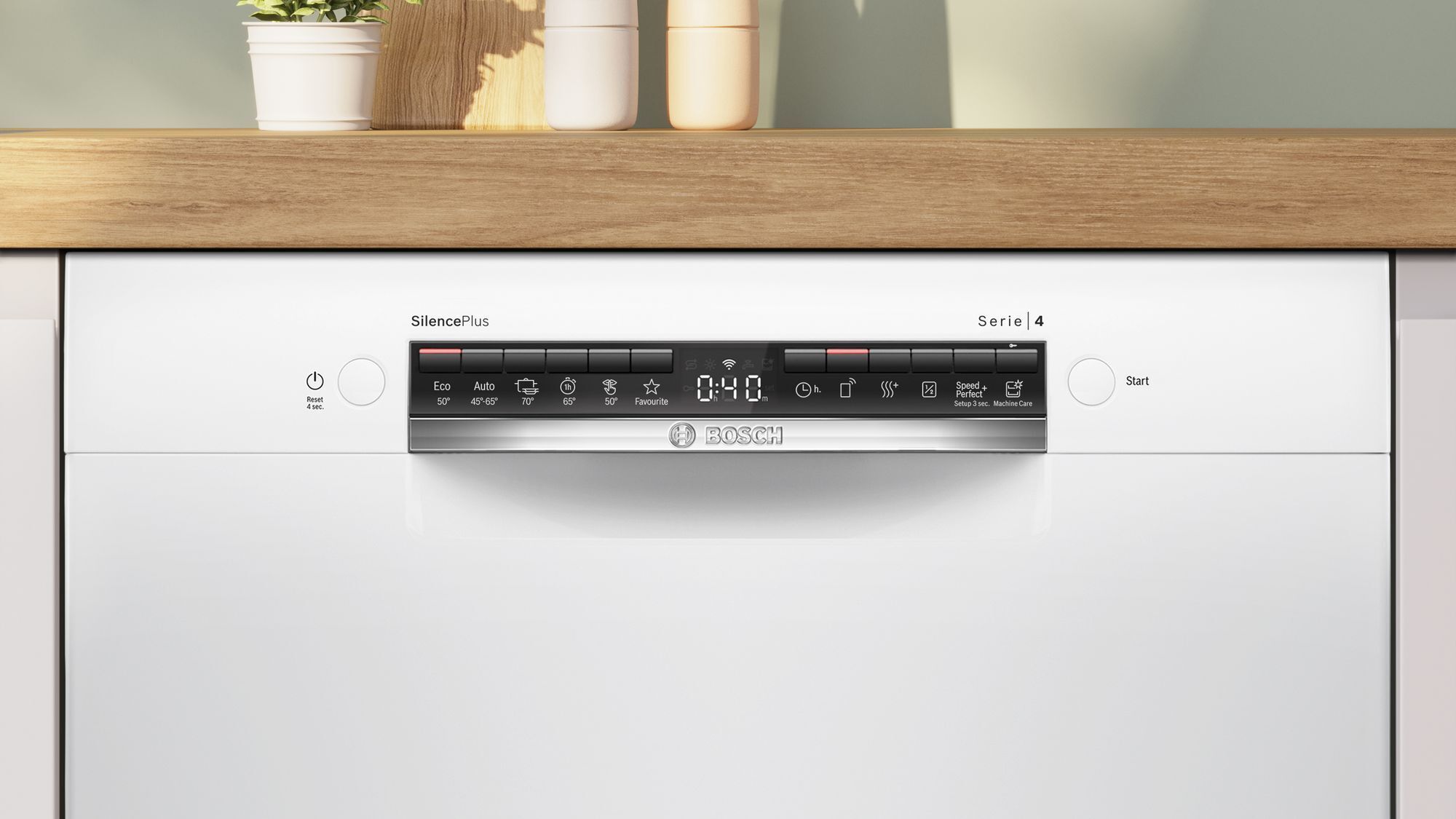 Bosch SMU4HMW01S Serie 4 nõudepesumasin, valge - Image 3