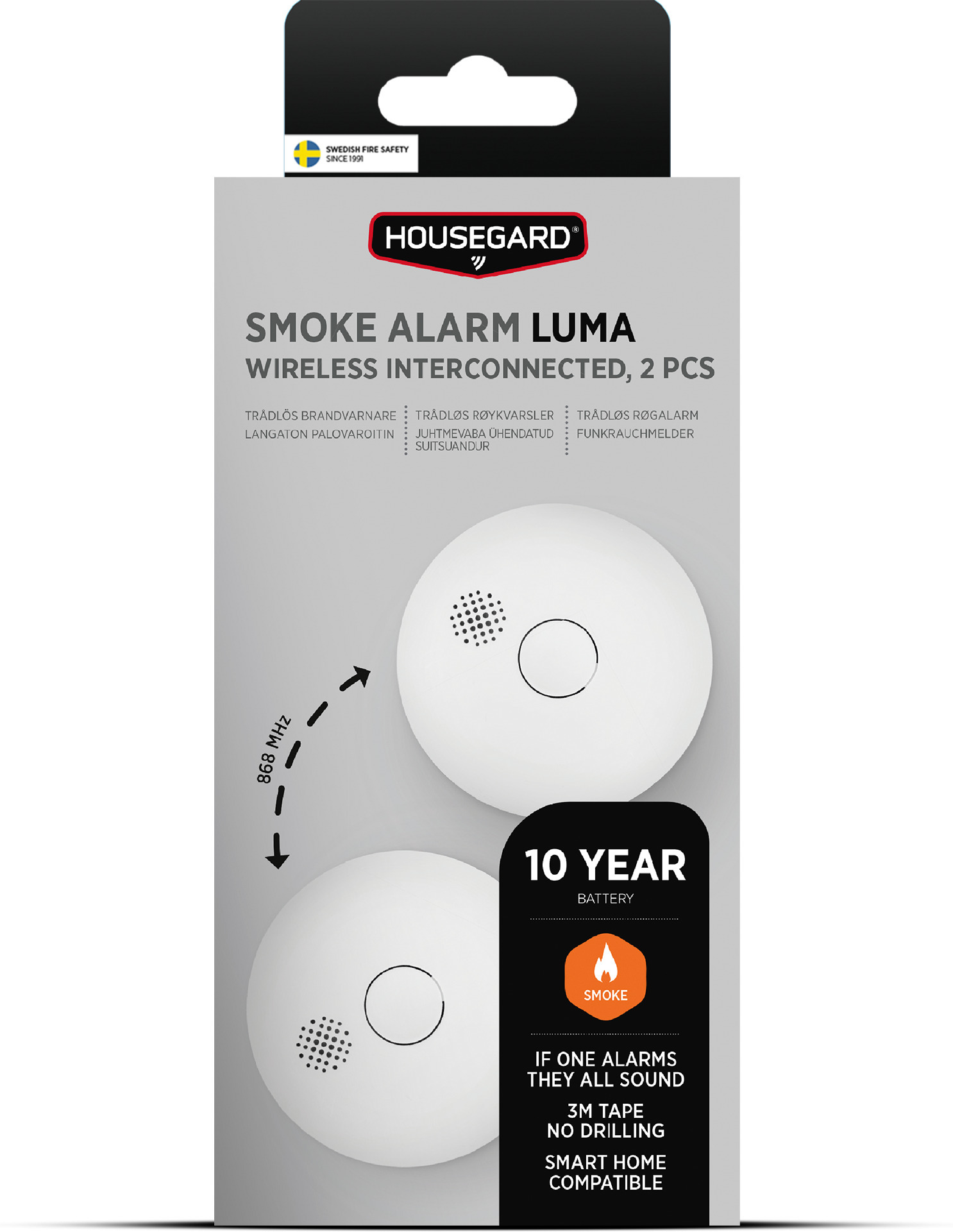 Housegard Luma traadita suitsuandur, 2 tk pakis - Image 5