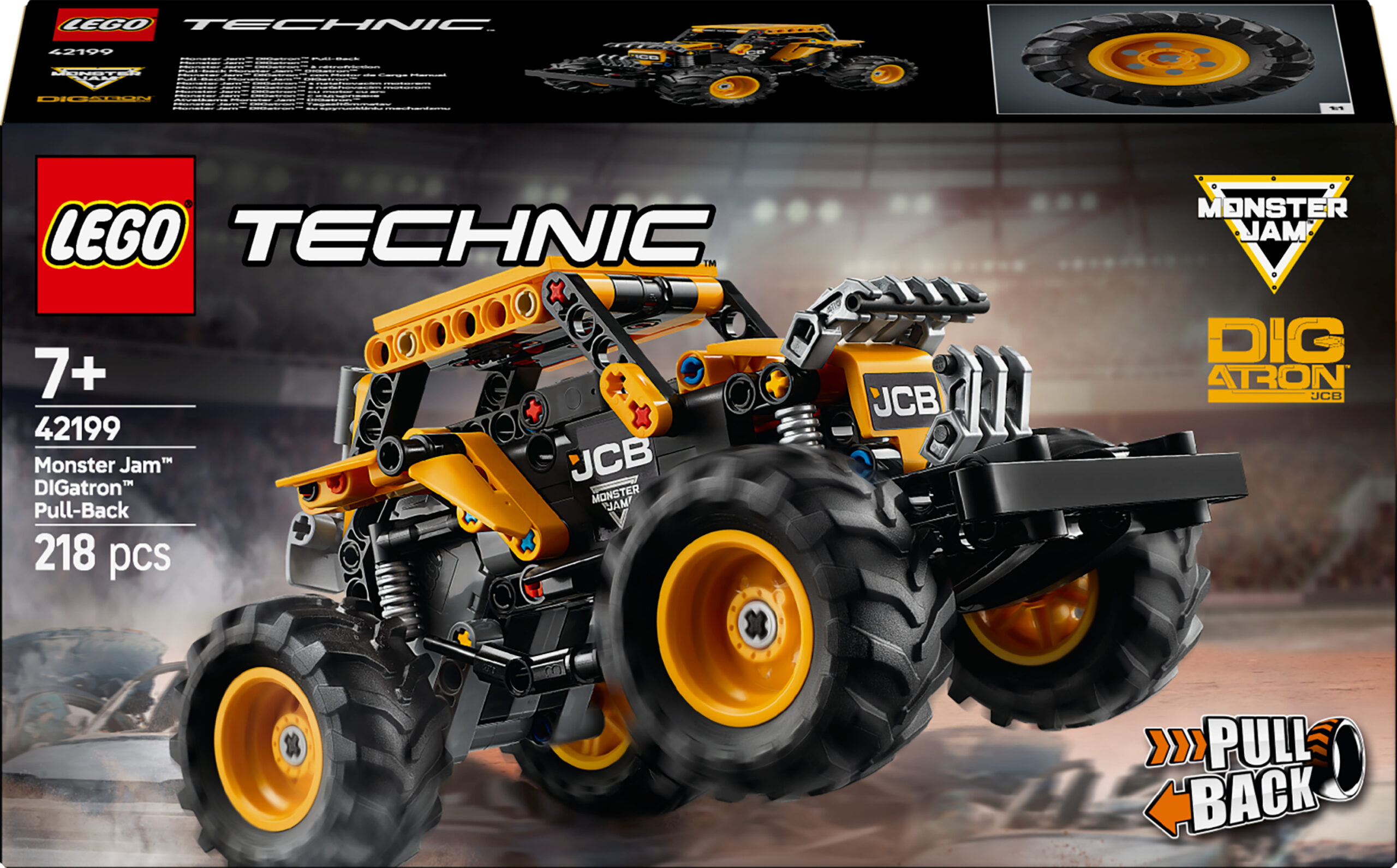 LEGO Technic 42199 – Monster Jam DIGatron kaasaskantav auto