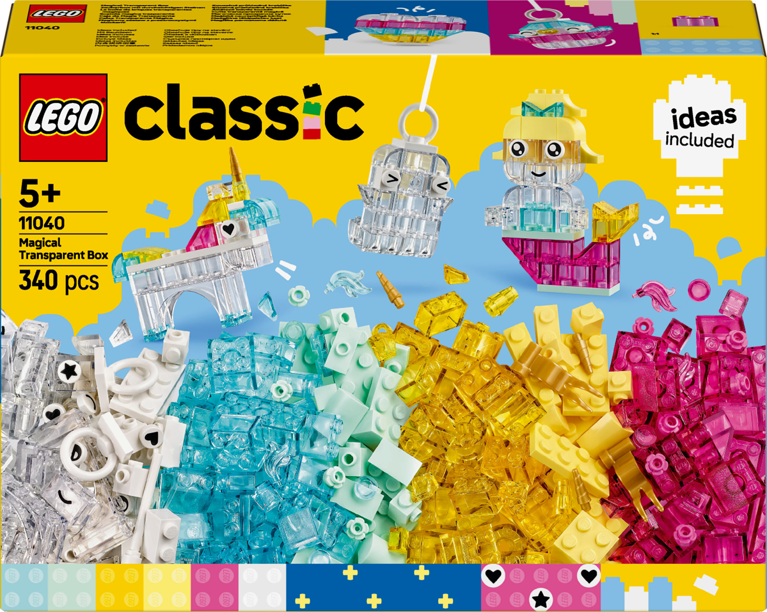 LEGO Classic 11040 – Läbipaistvate klotside võlukarp