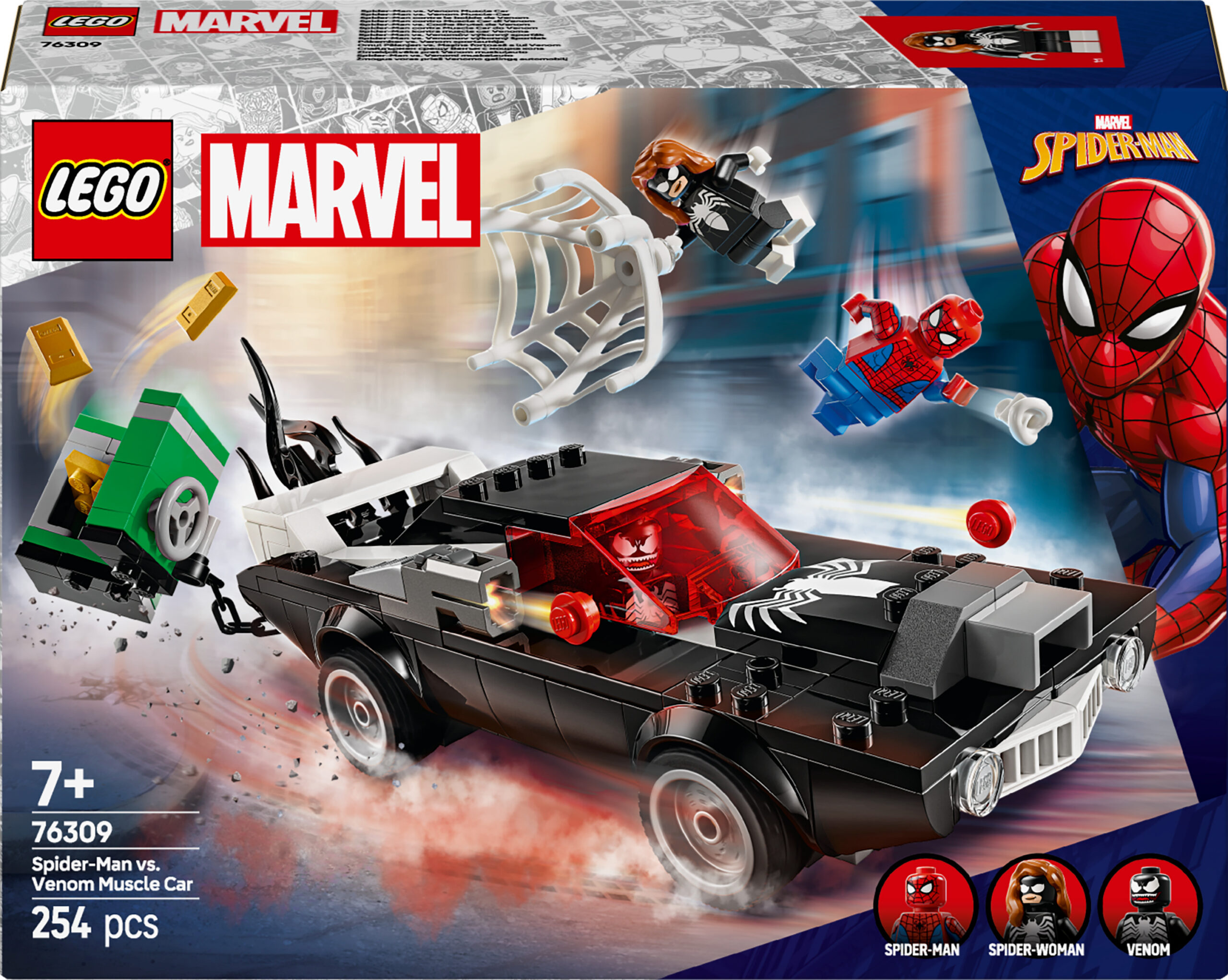 LEGO Super Heroes Marvel 76309 – Ämblikmees vs. Venom Muscle Car