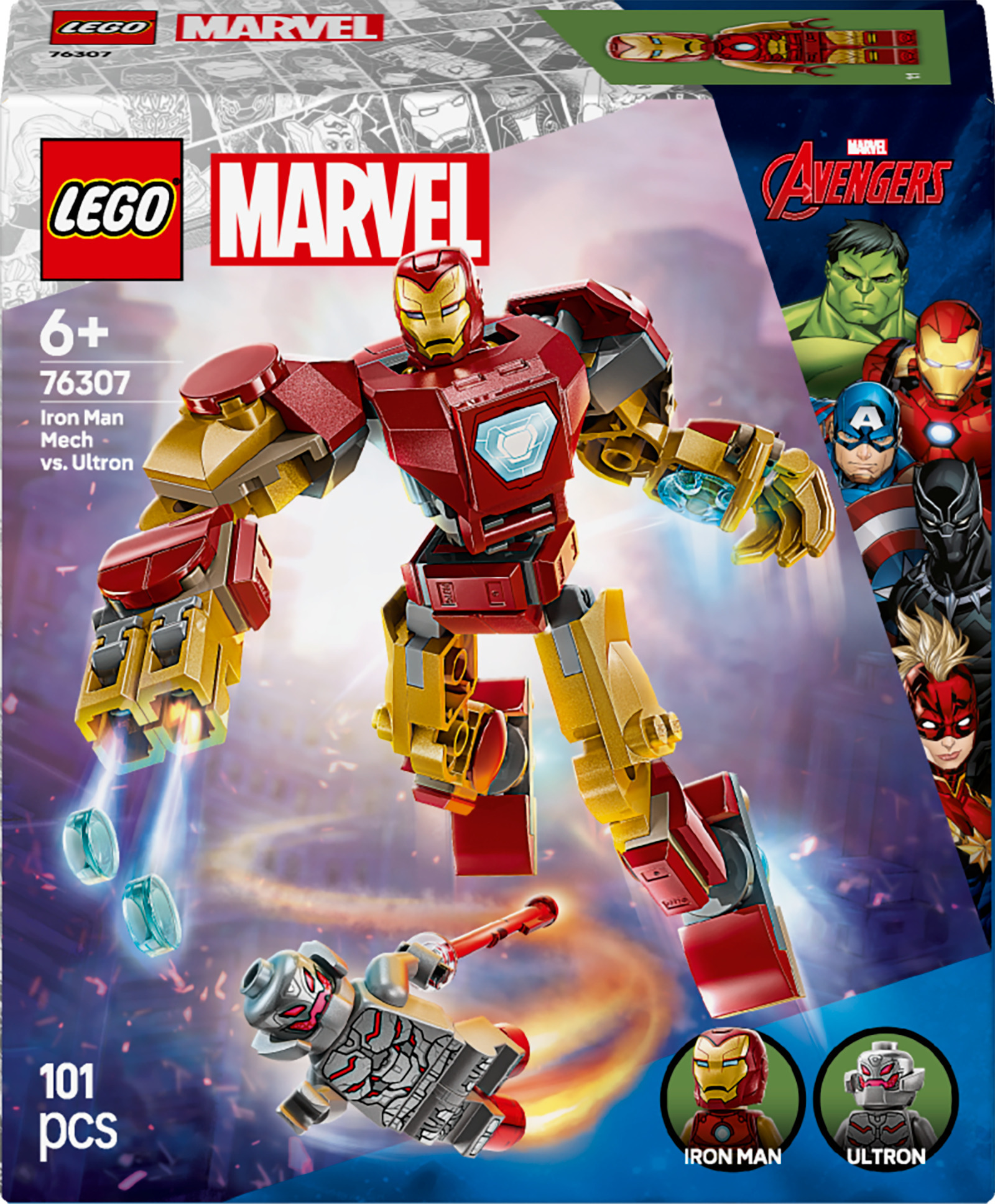 LEGO Super Heroes Marvel 76307 – Iron Mani robot vs. Ultron