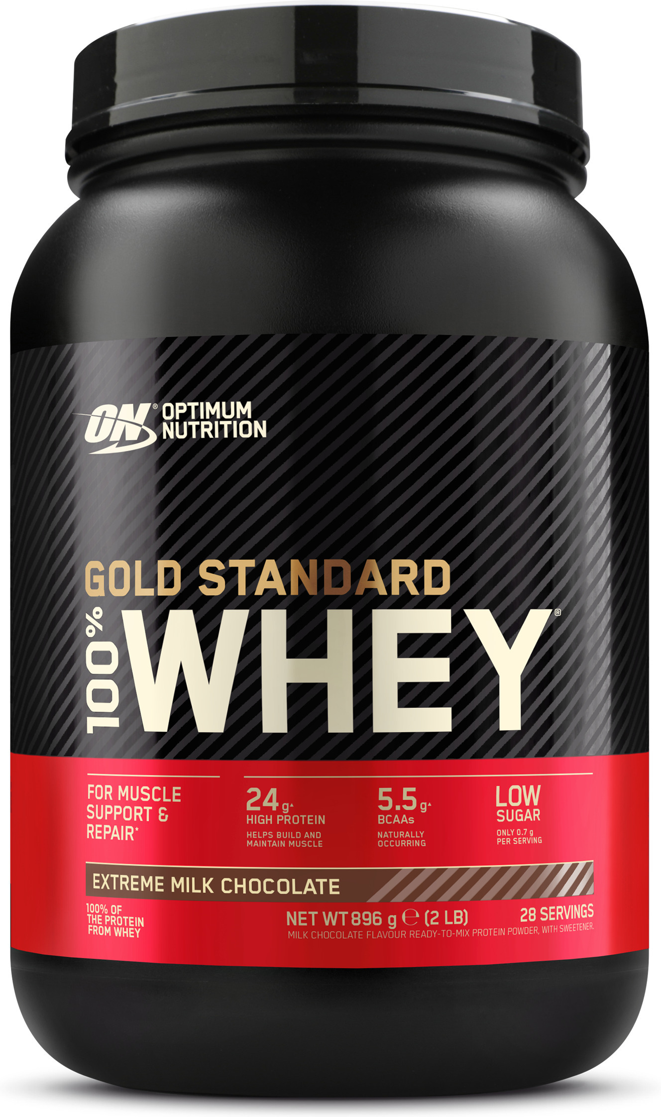 Optimum Nutrition Gold Standard 100% Whey Extreme piimašokolaadi vadakuvalgupulber, 899 g