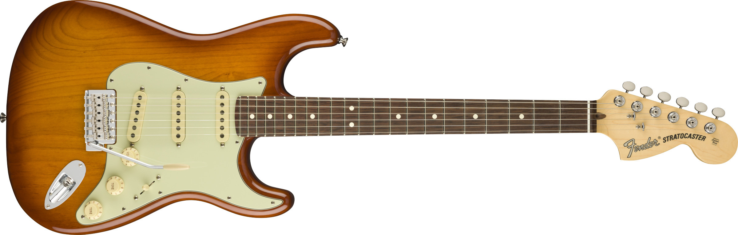 Fender American Performer Stratocaster elektrikitarr, Honey Burst