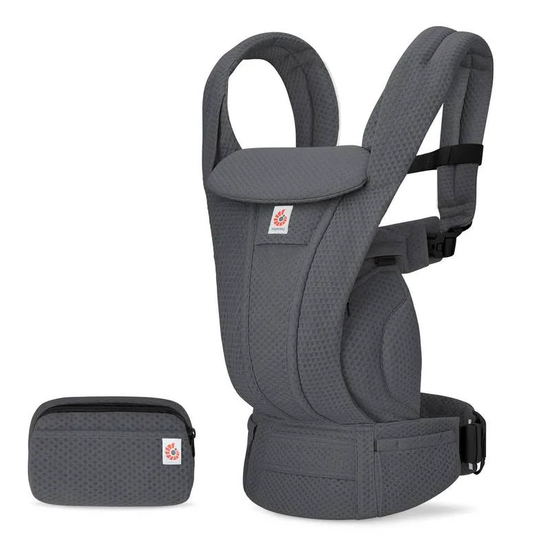 Ergobaby Omni Deluxe Mesh lapsekandekott, grafiithall