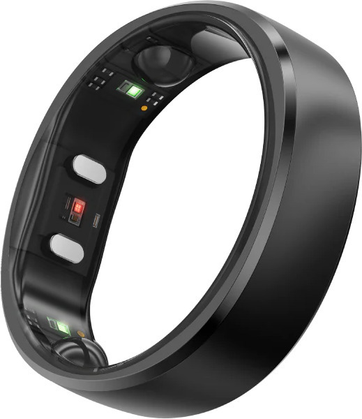 RingConn Gen 2 nutikas rõngas, must, suurus 12