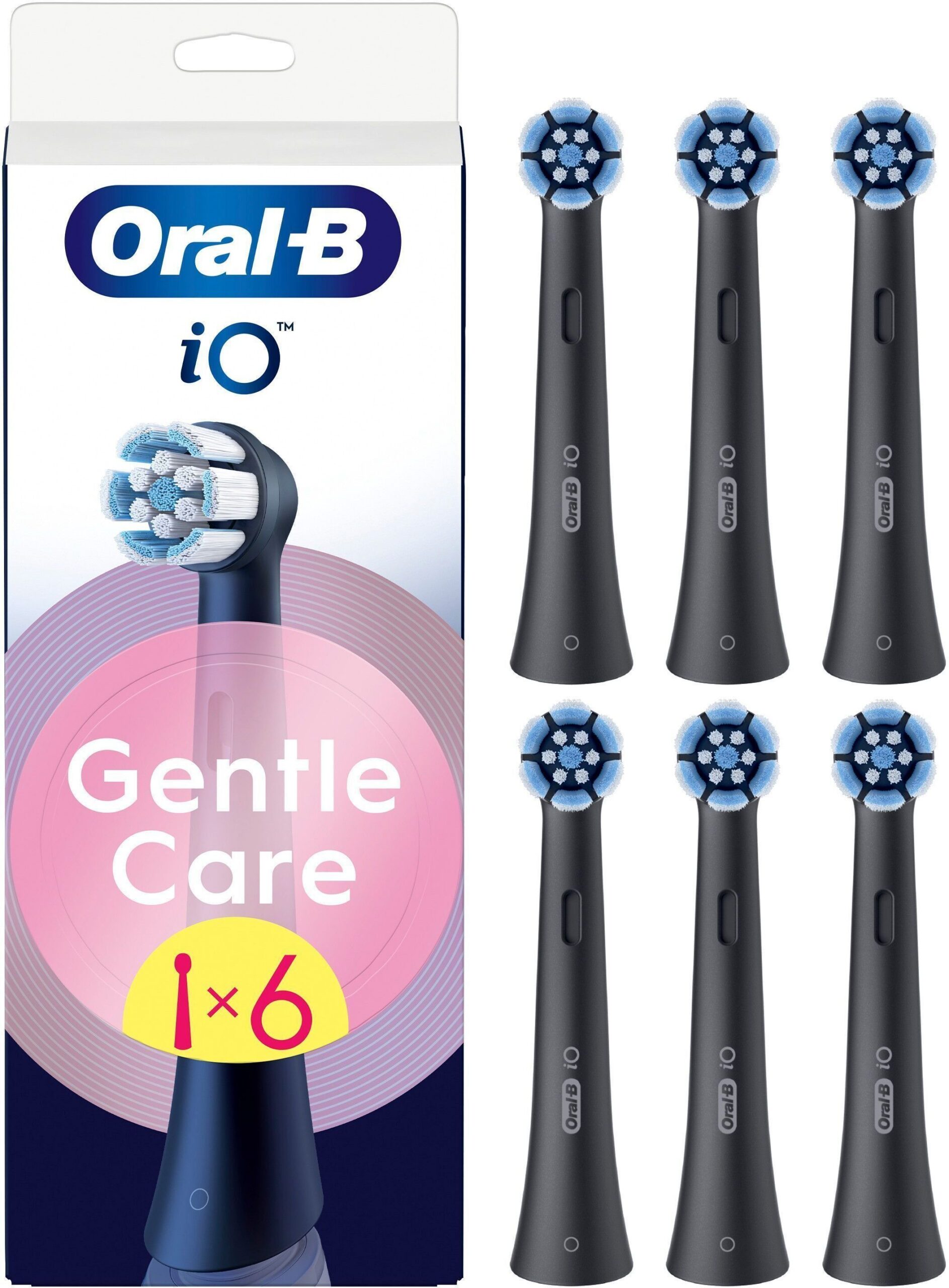 Oral-B iO Gentle Care harjapea, 6 tk, must