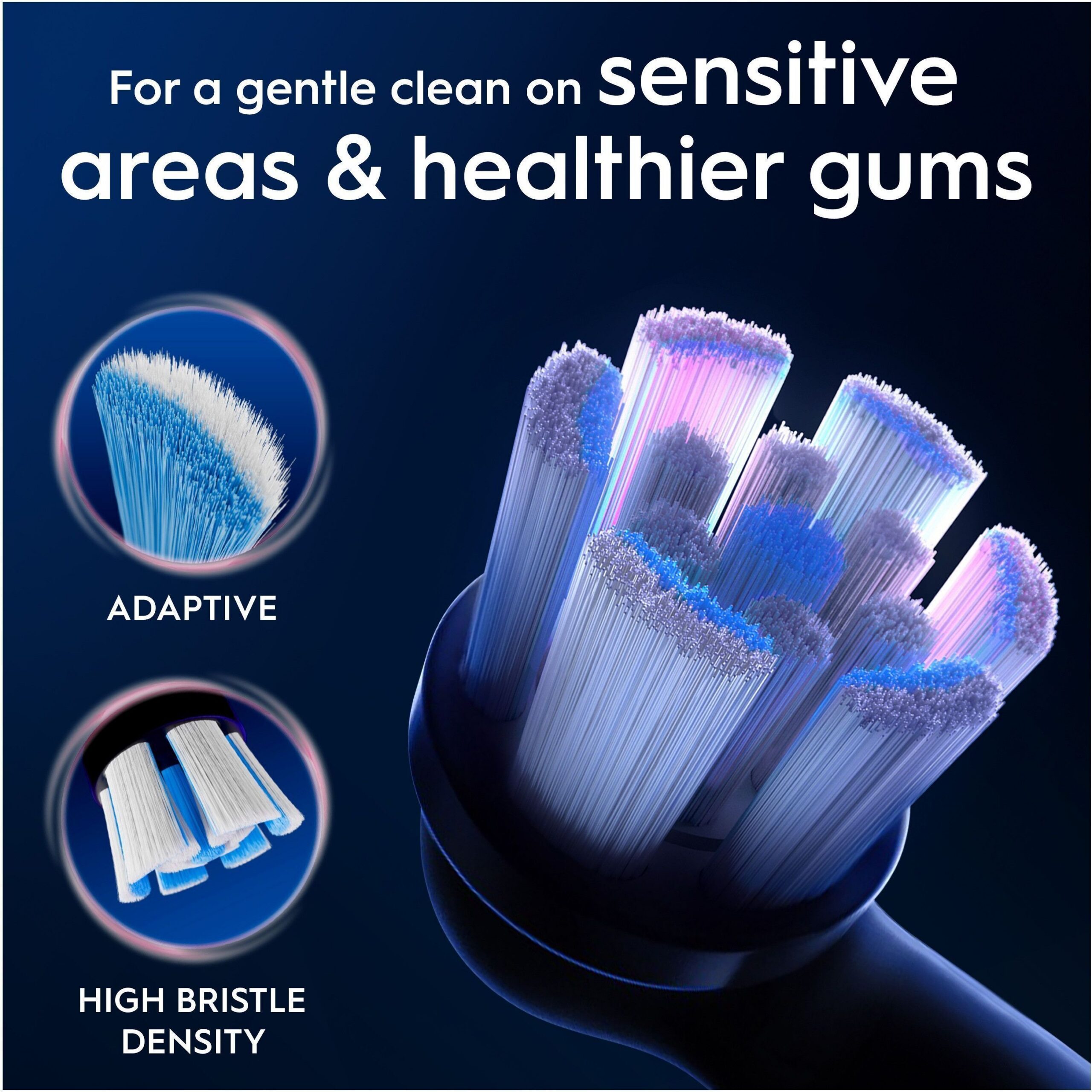 Oral-B iO Gentle Care harjapea, 6 tk, must - Image 3