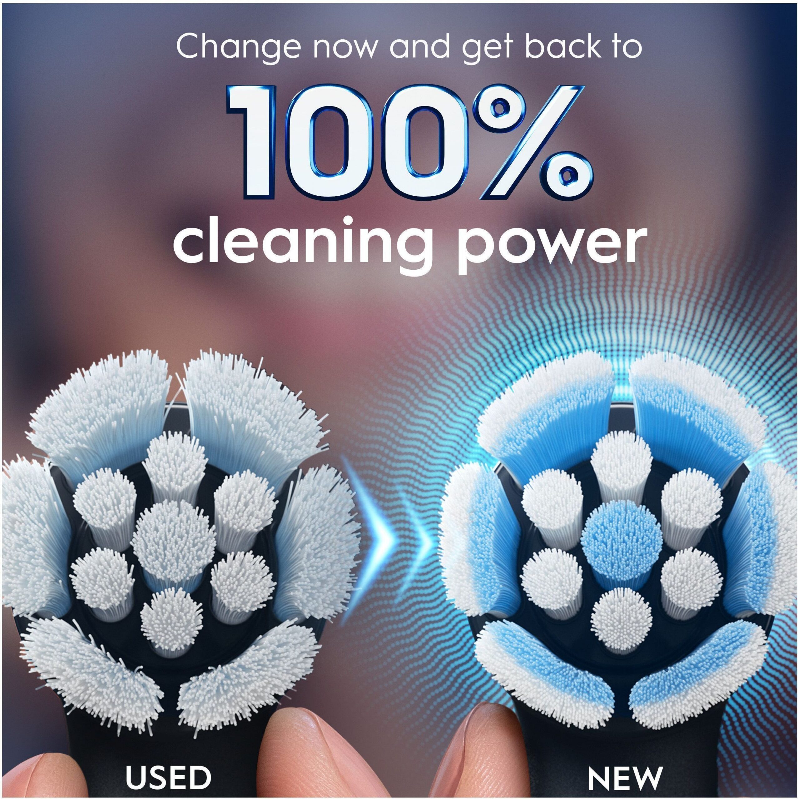 Oral-B iO Gentle Care harjapea, 6 tk, must - Image 5