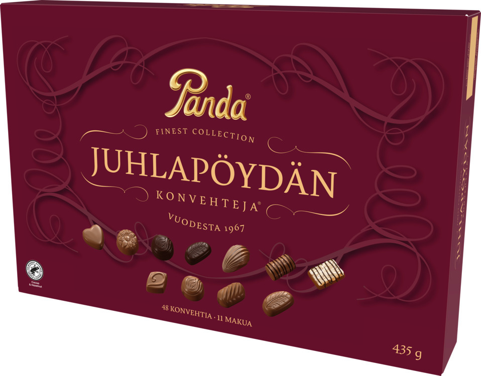 Panda peolaua šokolaadid, 435 g