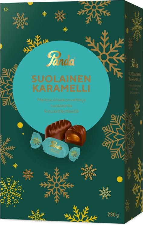 Panda soolase karamelli šokolaadid, 280 g