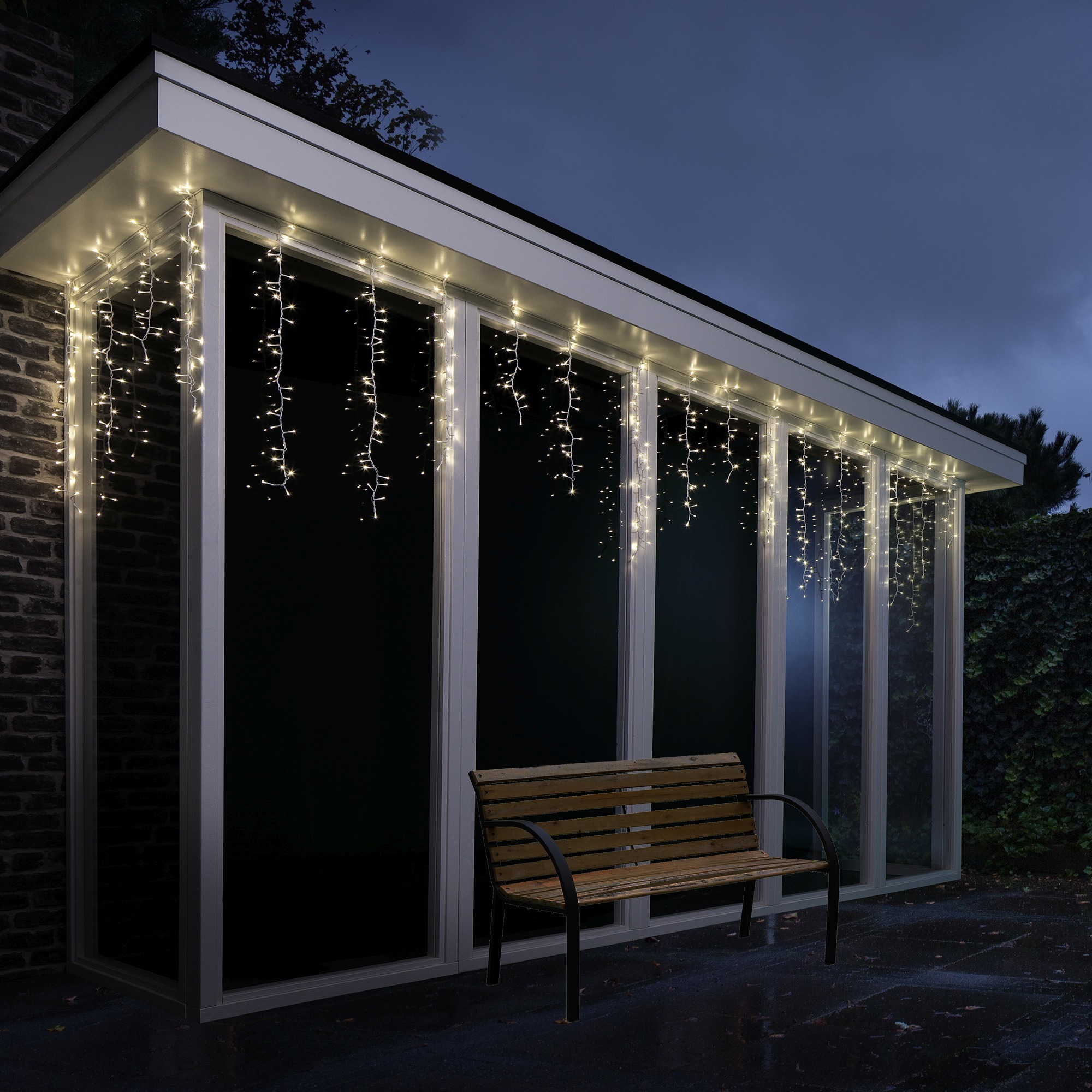 Lumineo Icicle twinkle dekoratiivvalgustite komplekt õues kasutamiseks, 3,75 meetrit - Image 2