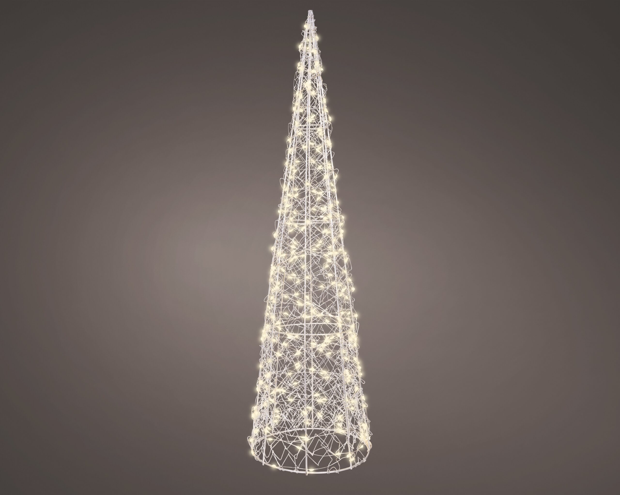 Lumineo dekoratiivne koonus tuledega, 60 cm, välistingimustes kasutamiseks