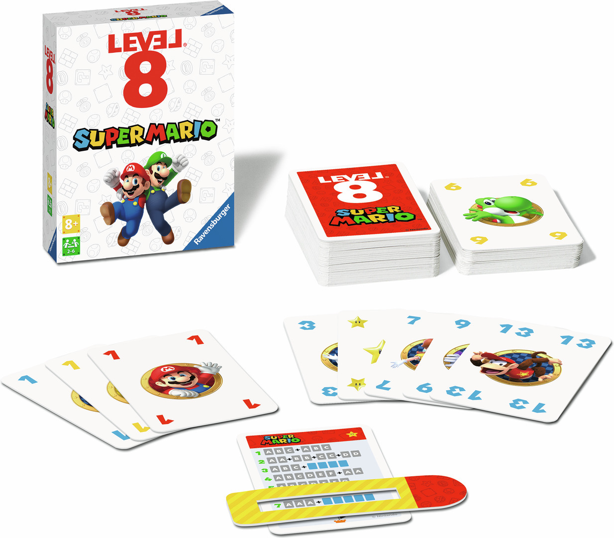 Ravensburger Super Mario 8. taseme kaardimäng