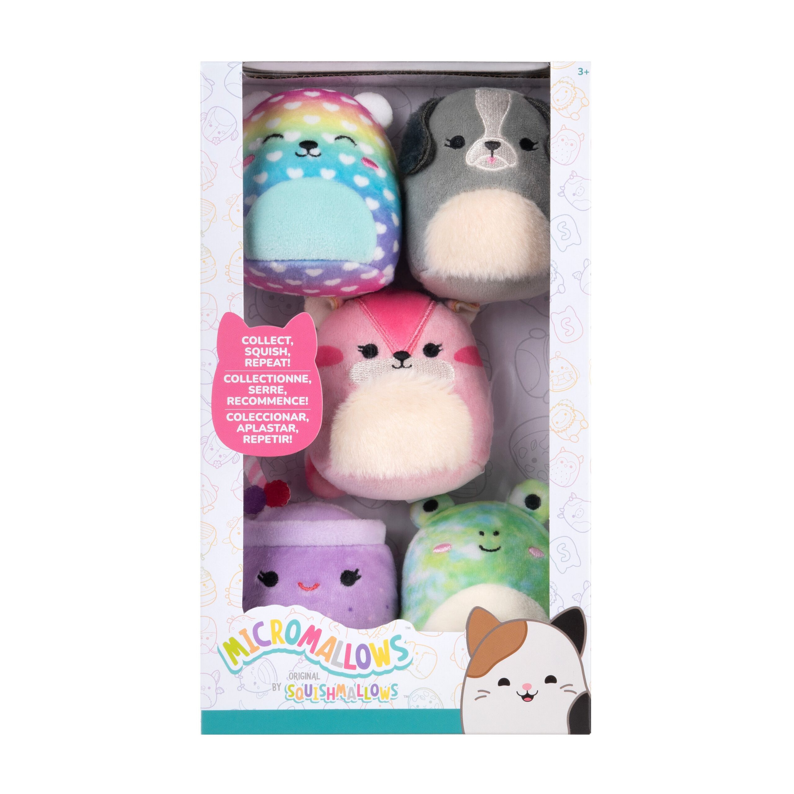 Squishmallows Micromallows tegelaskujude pakk, 5 tk