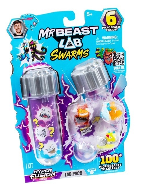 MrBeast Lab Swarms Fusion, 6 figuuri, assortiment