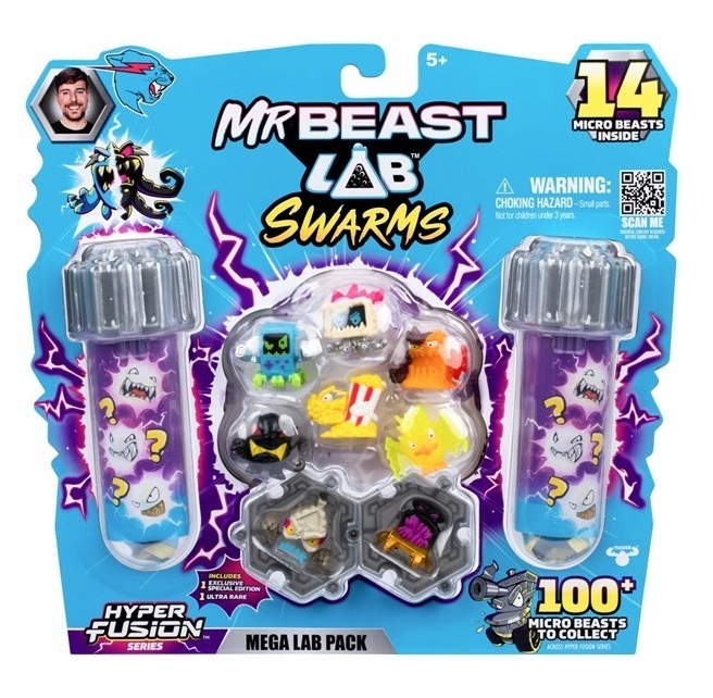MrBeast Lab Swarms Fusion, 14 figuuri, assortiment