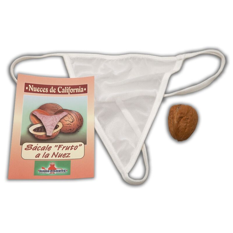 WALNUT WITH A SURPRISE THONG