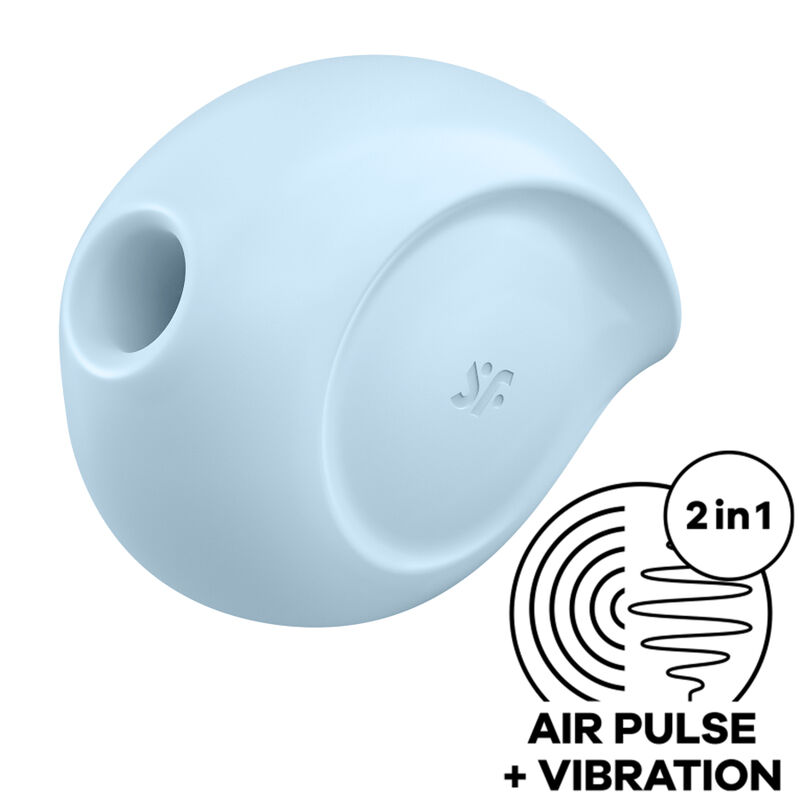 SUGAR RUSH AIR PULSE STIMULATOR & VIBRATOR BLUE