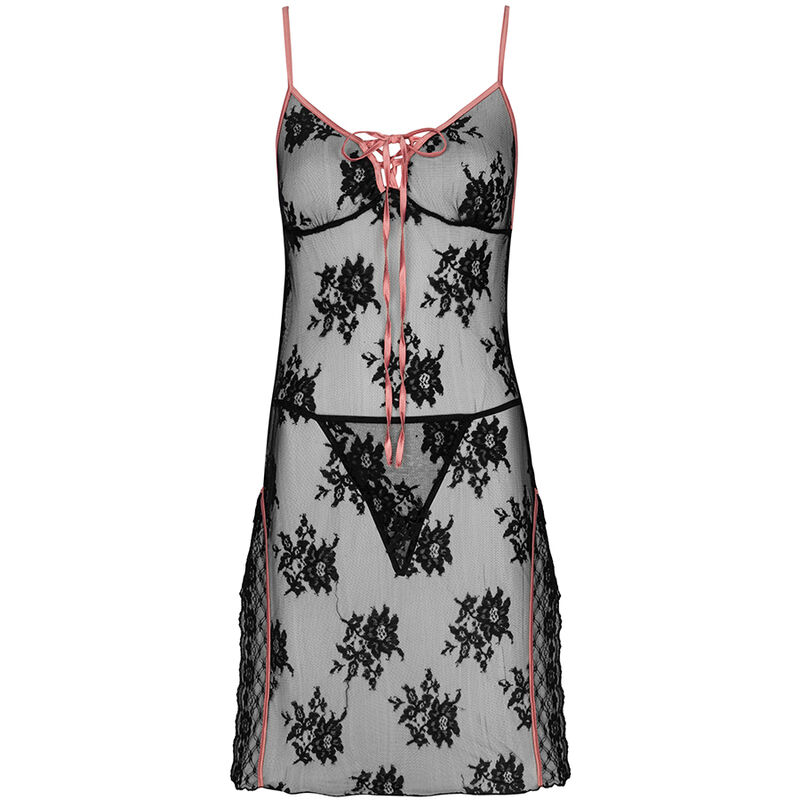 KARONIN LC 90628 SHIRT + PANTY BLACK L/XL - Image 3