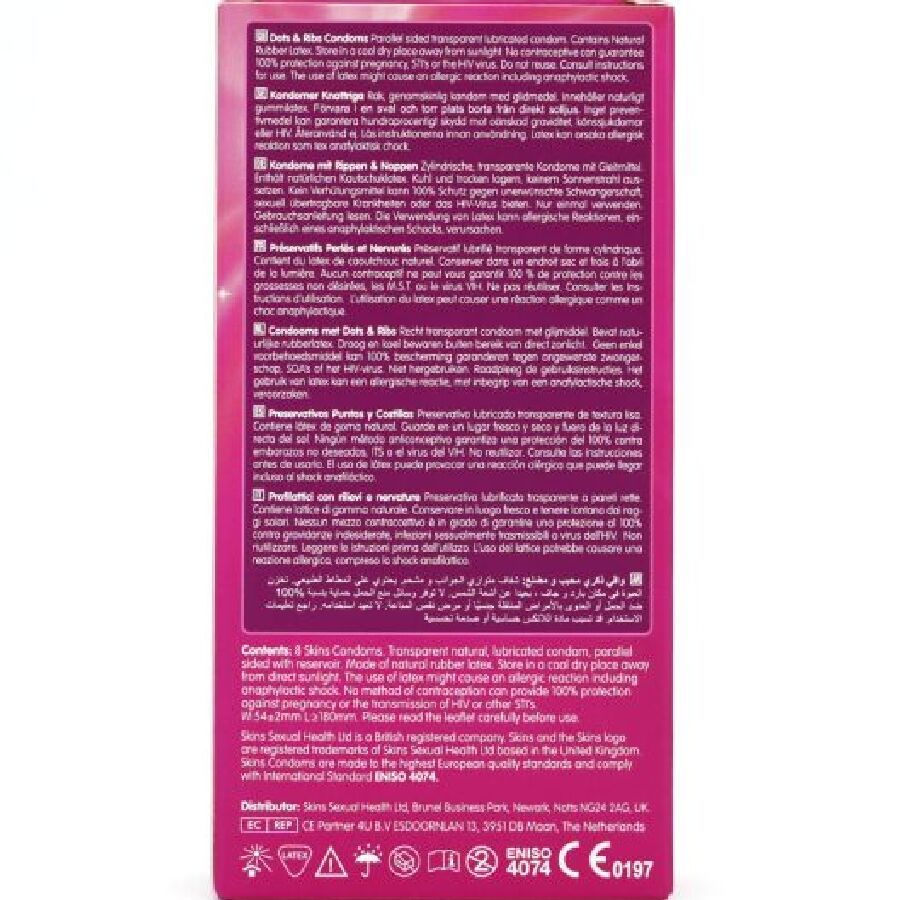 DOTS & RIBS PREMIUM CONDOMS PACK 8 - Image 4