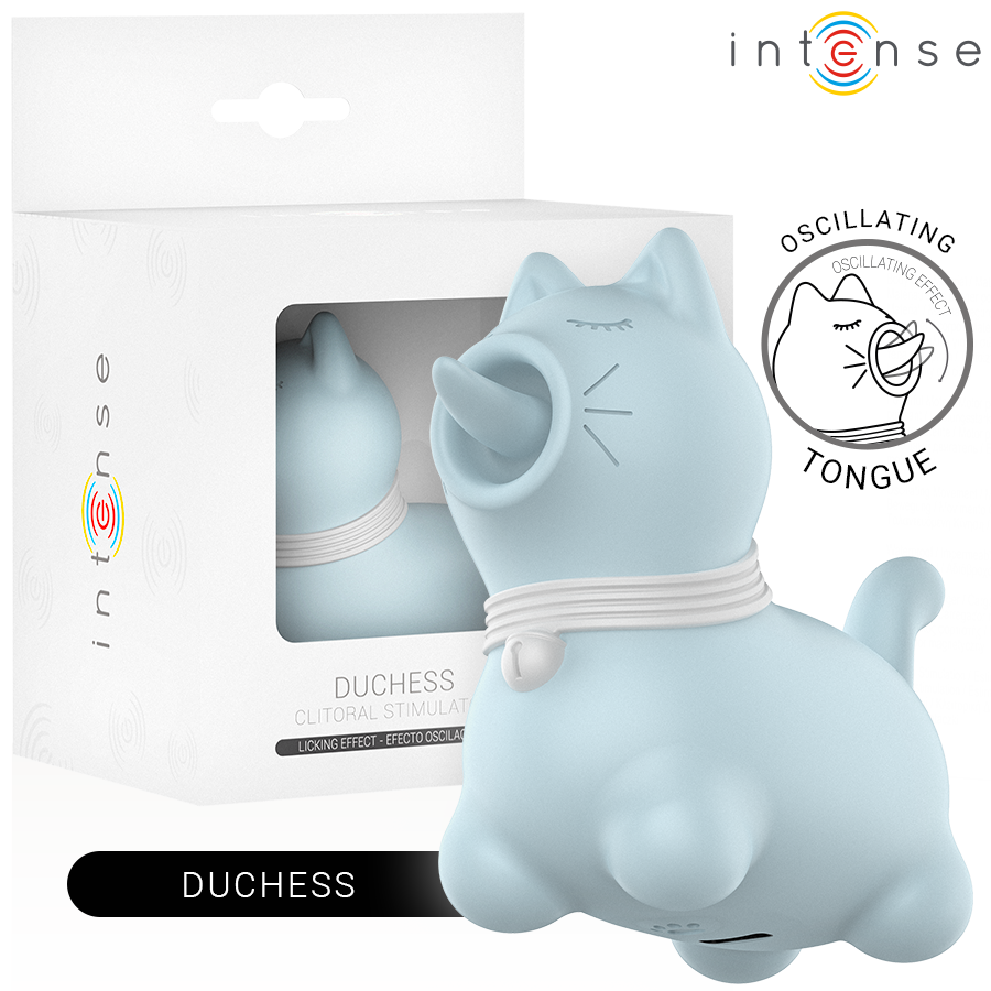 DUCHESS STIMULATOR WITH ROTATING TONGUE 360º BLUE