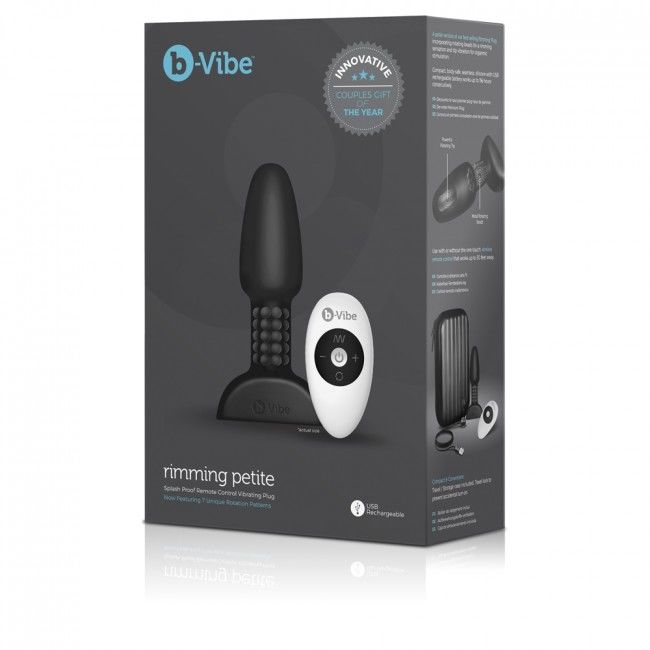 RIMMING REMOTE CONTROL ANAL PLUG PETITE BLACK