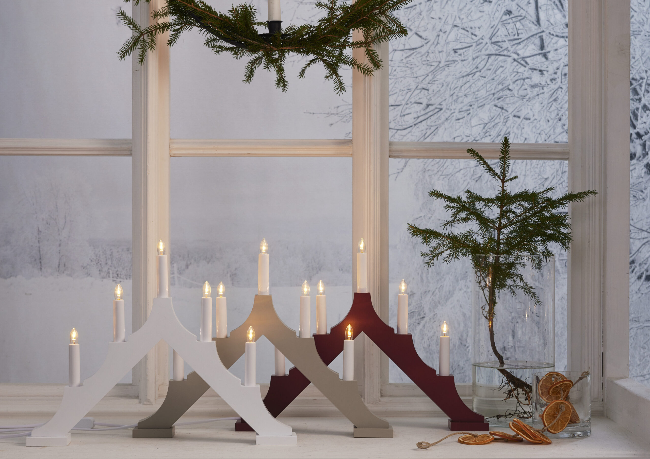 Star Trading Alma küünlajalg, valge - Image 4