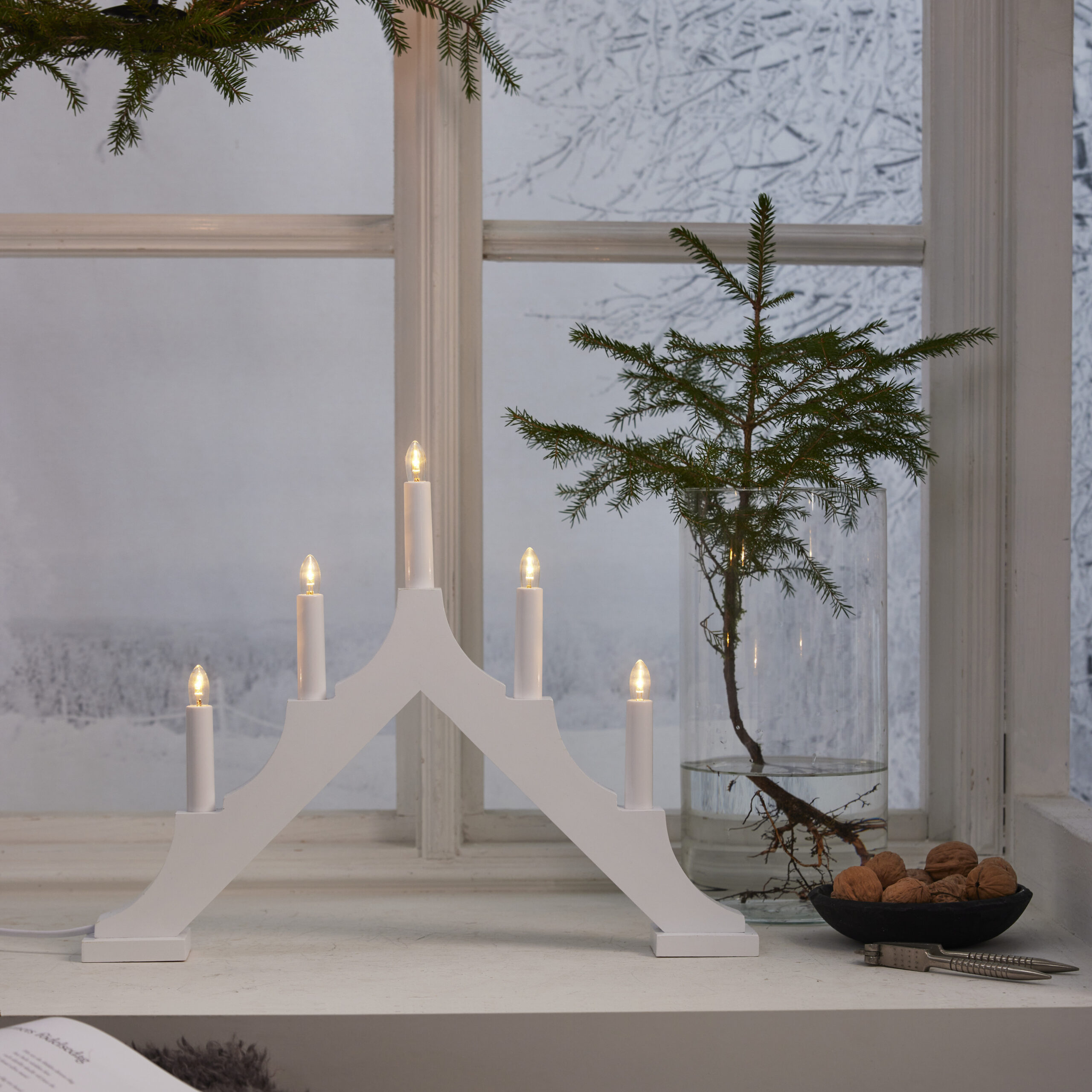 Star Trading Alma küünlajalg, valge - Image 2