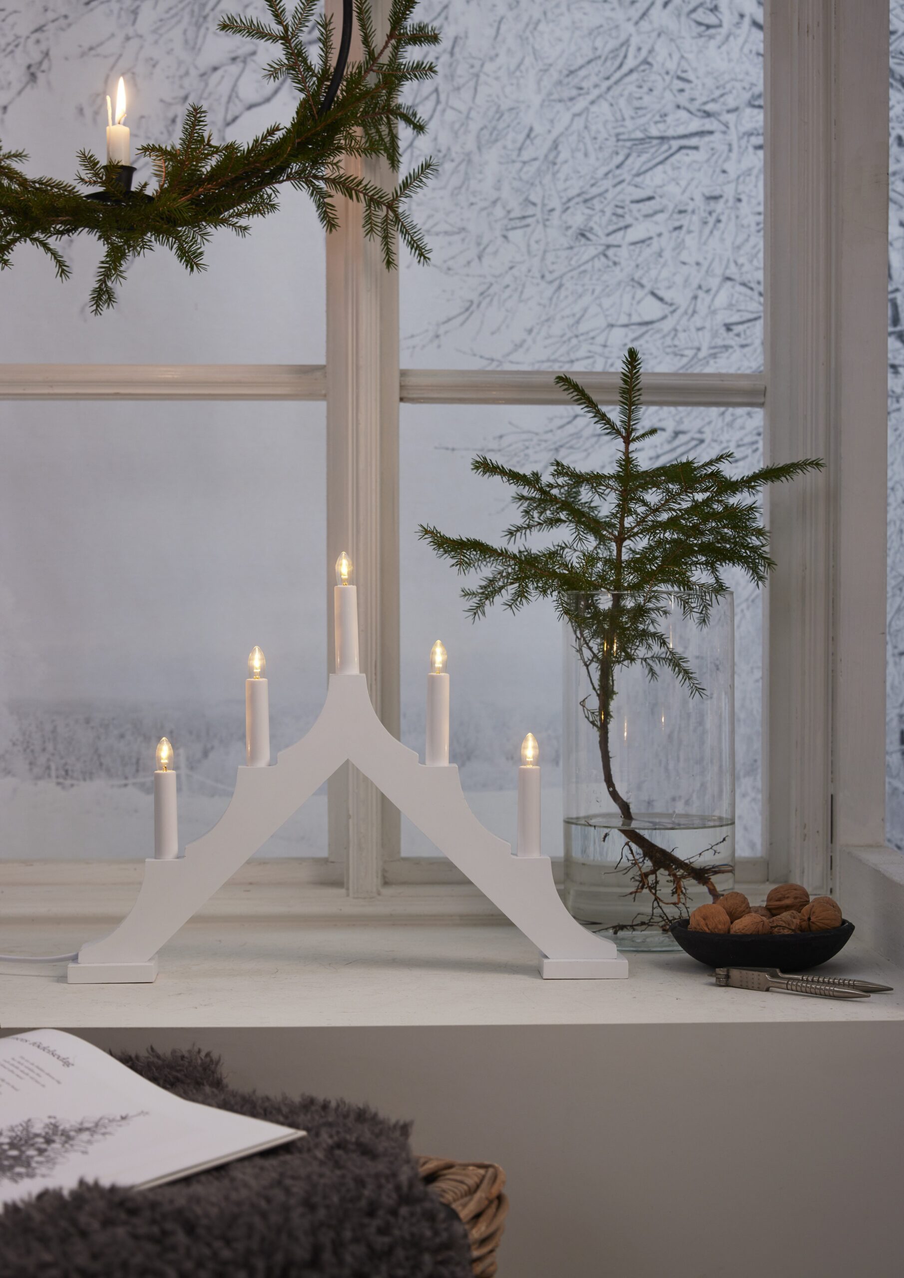 Star Trading Alma küünlajalg, valge - Image 3