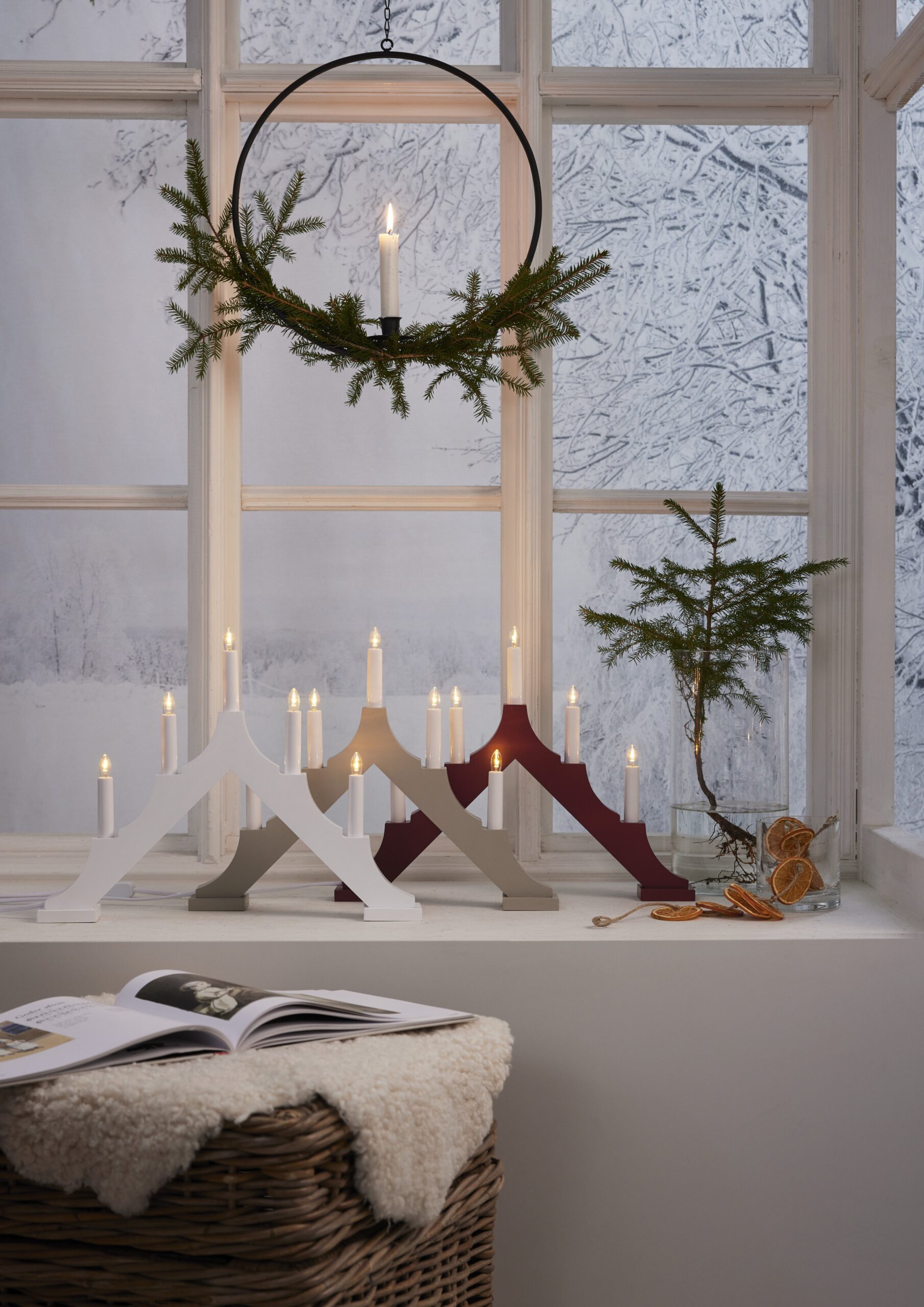 Star Trading Alma küünlajalg, punane - Image 4