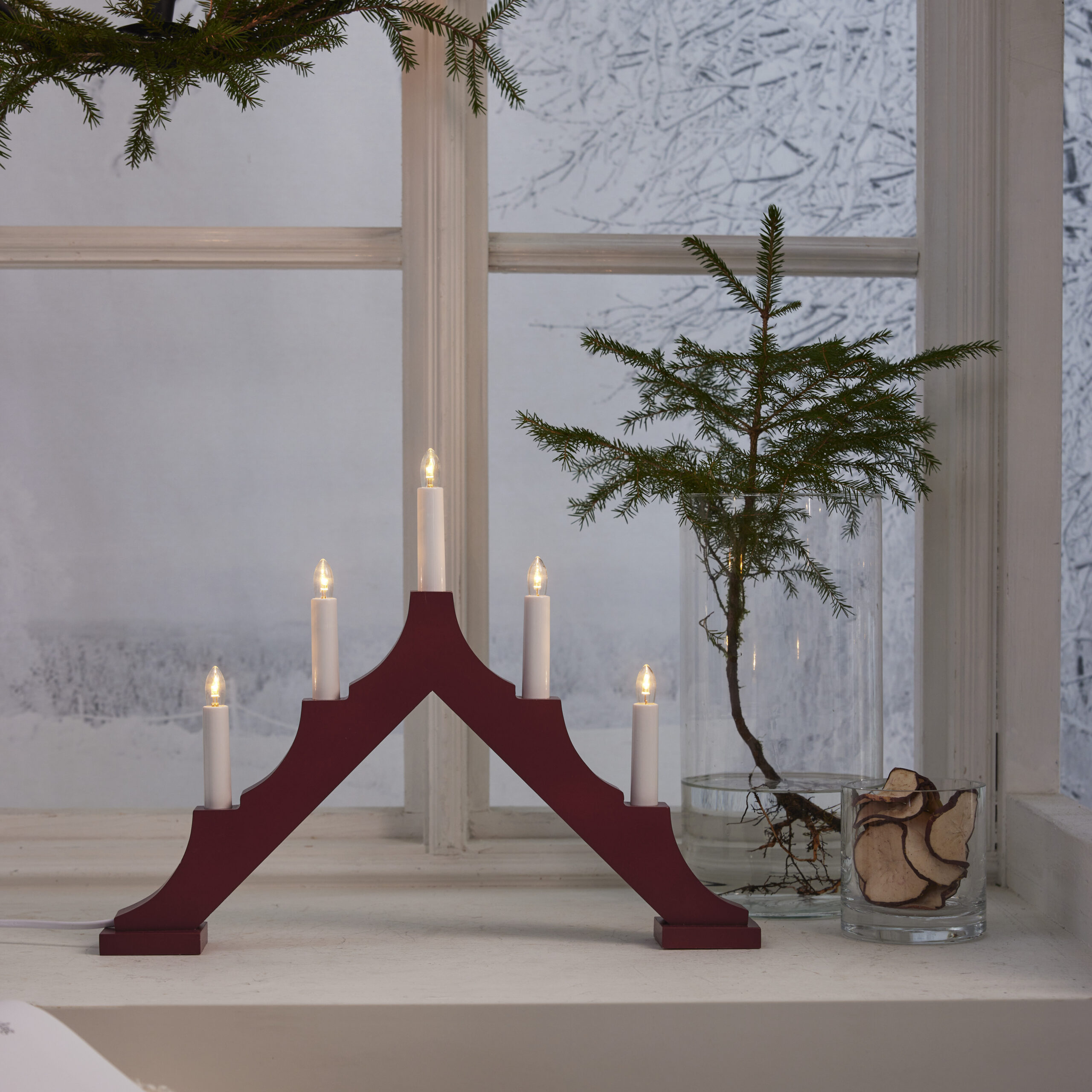 Star Trading Alma küünlajalg, punane - Image 2