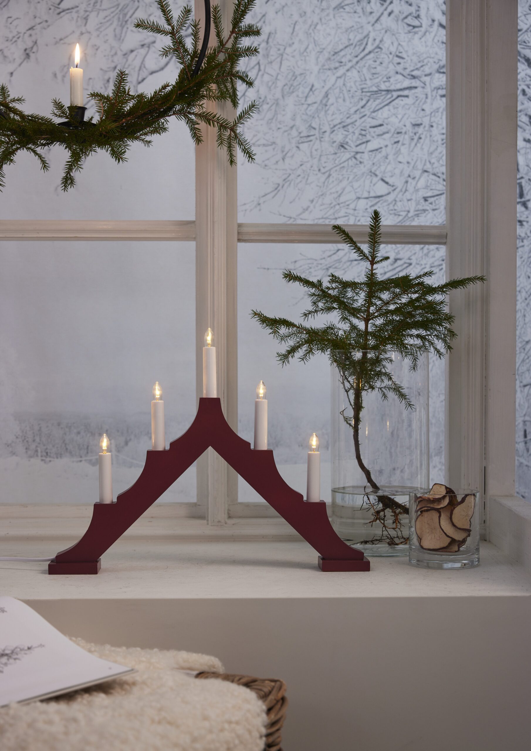 Star Trading Alma küünlajalg, punane - Image 3