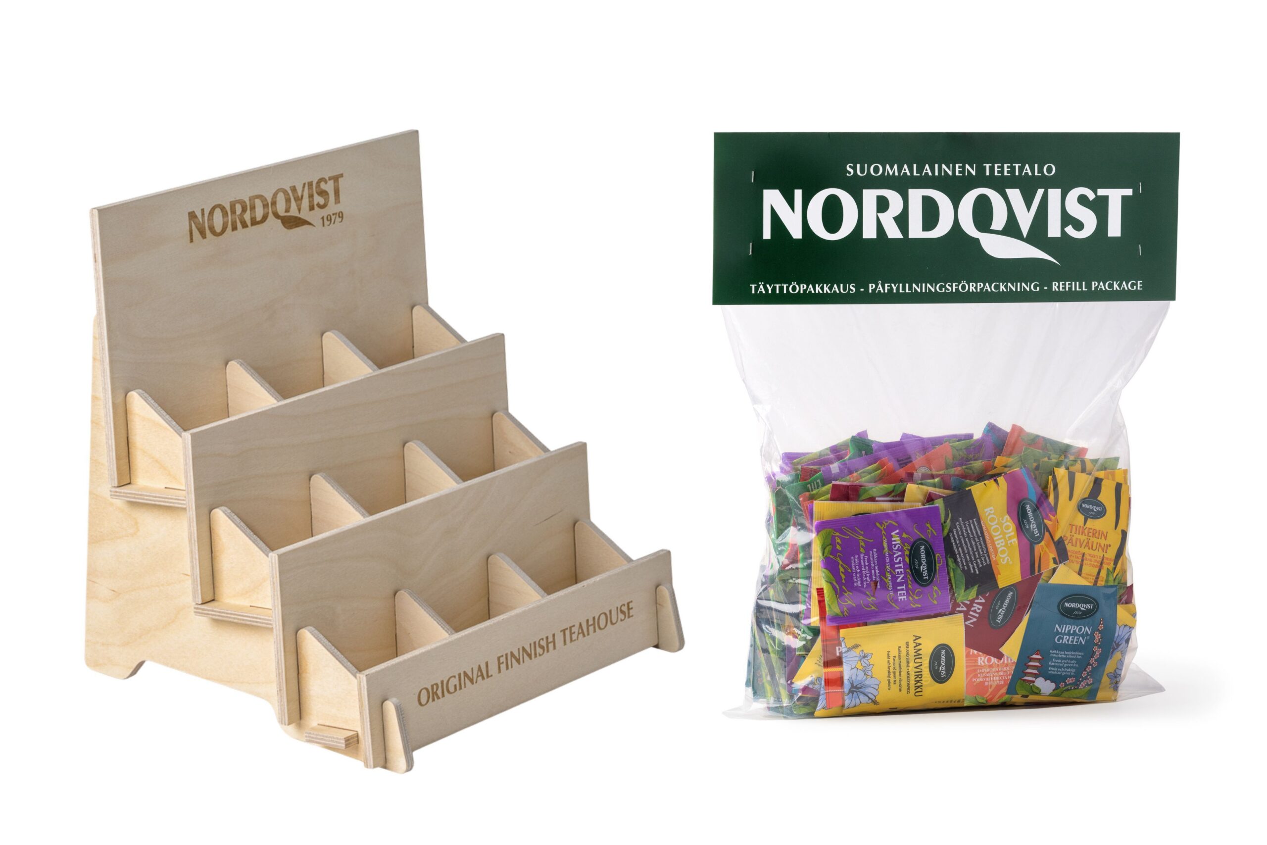 Nordqvist puidust alus ja täitekott 160 tk