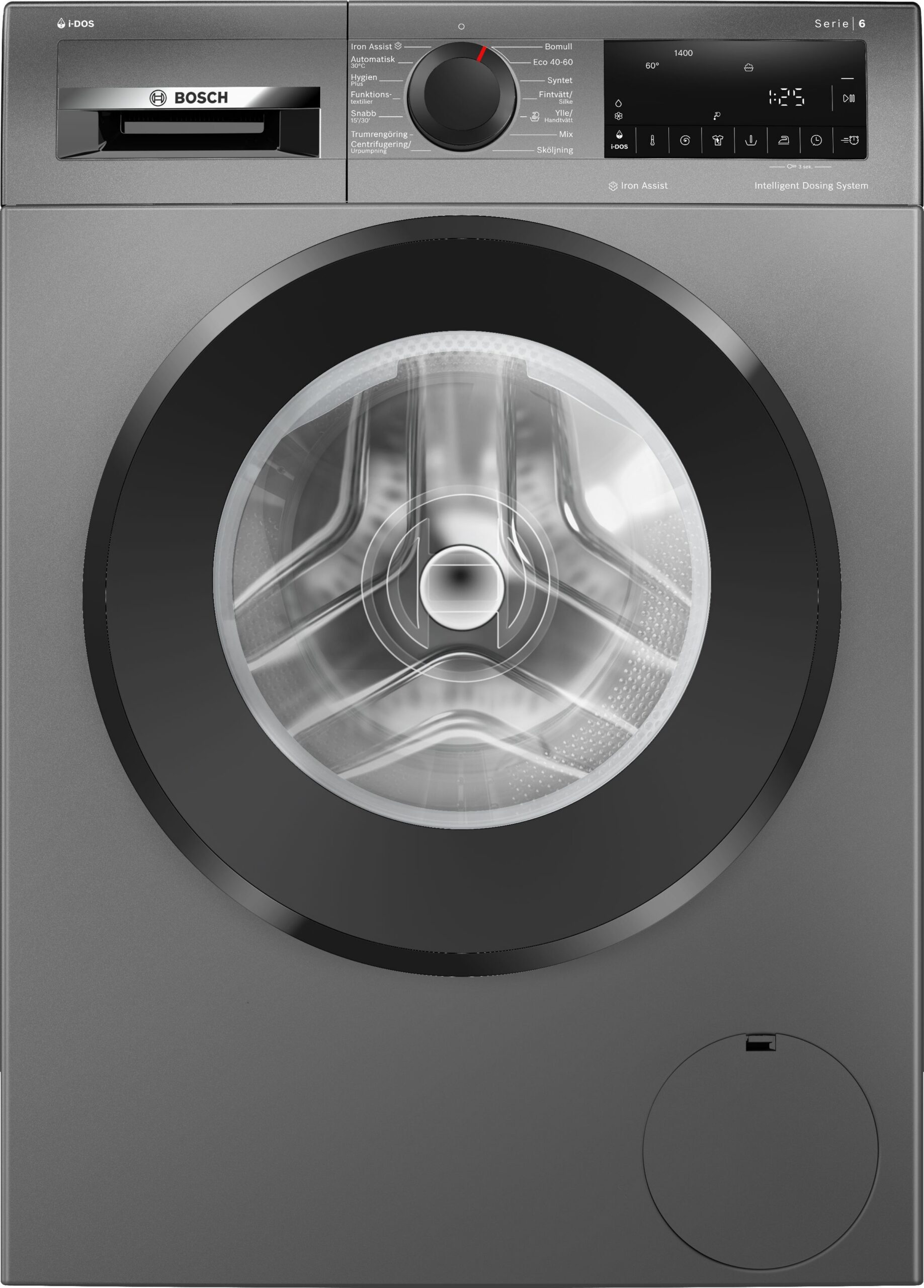 Bosch Serie 6 pesumasin, hall (WGG244RFSN)
