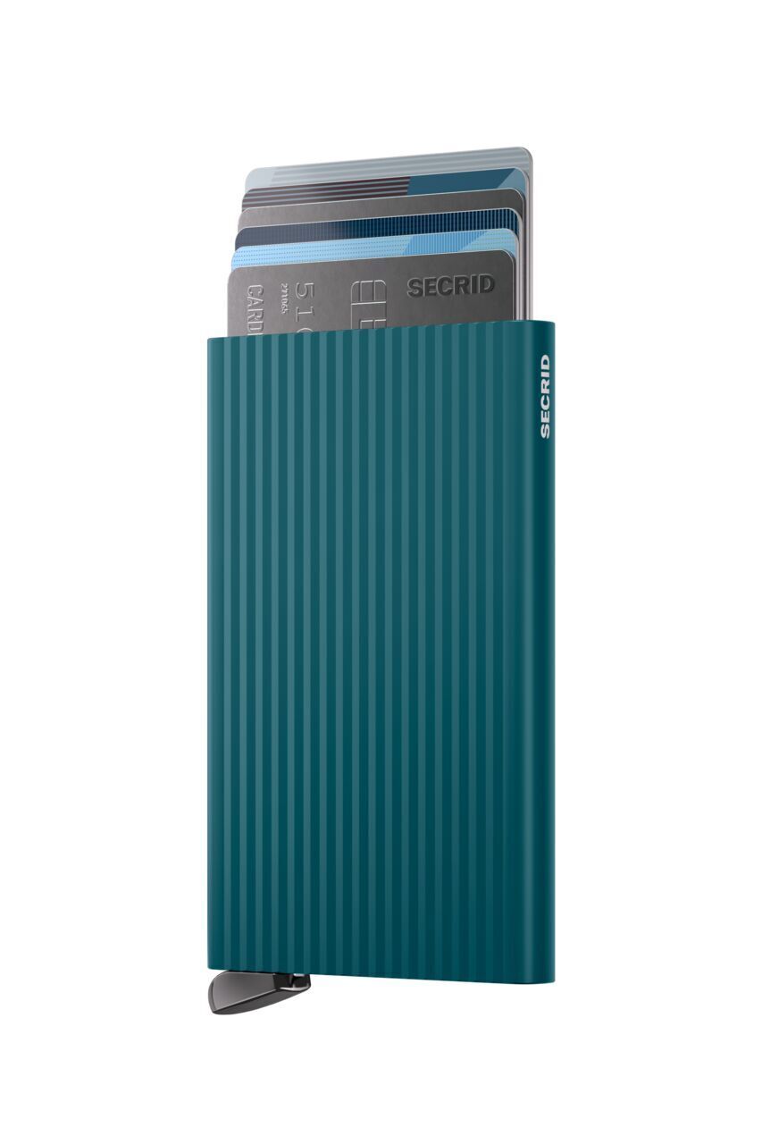 Secrid Cardprotector Fluted+ kaardiümbris, sinakasroheline - Image 2