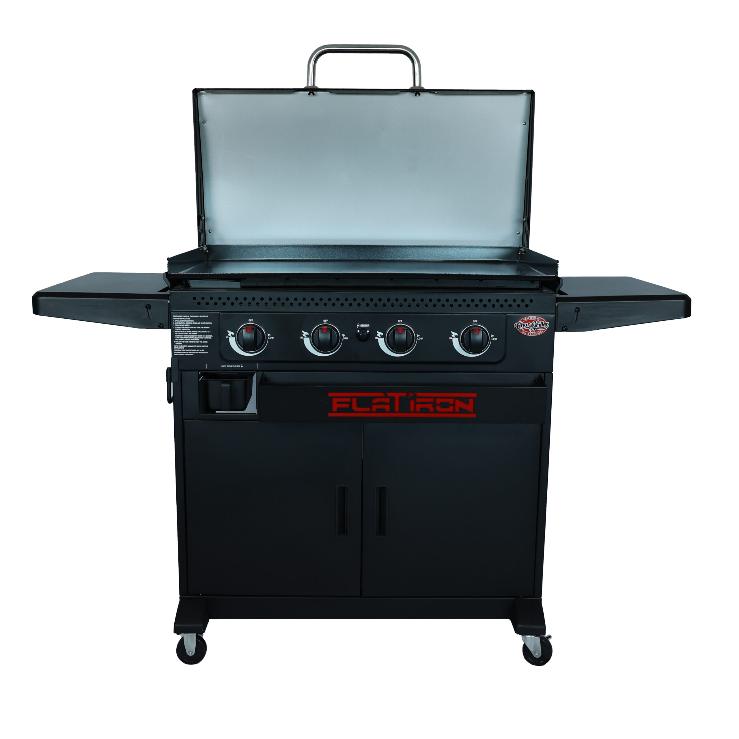 Char-Griller Flat Iron Premium grillgrill, 4 põletiga