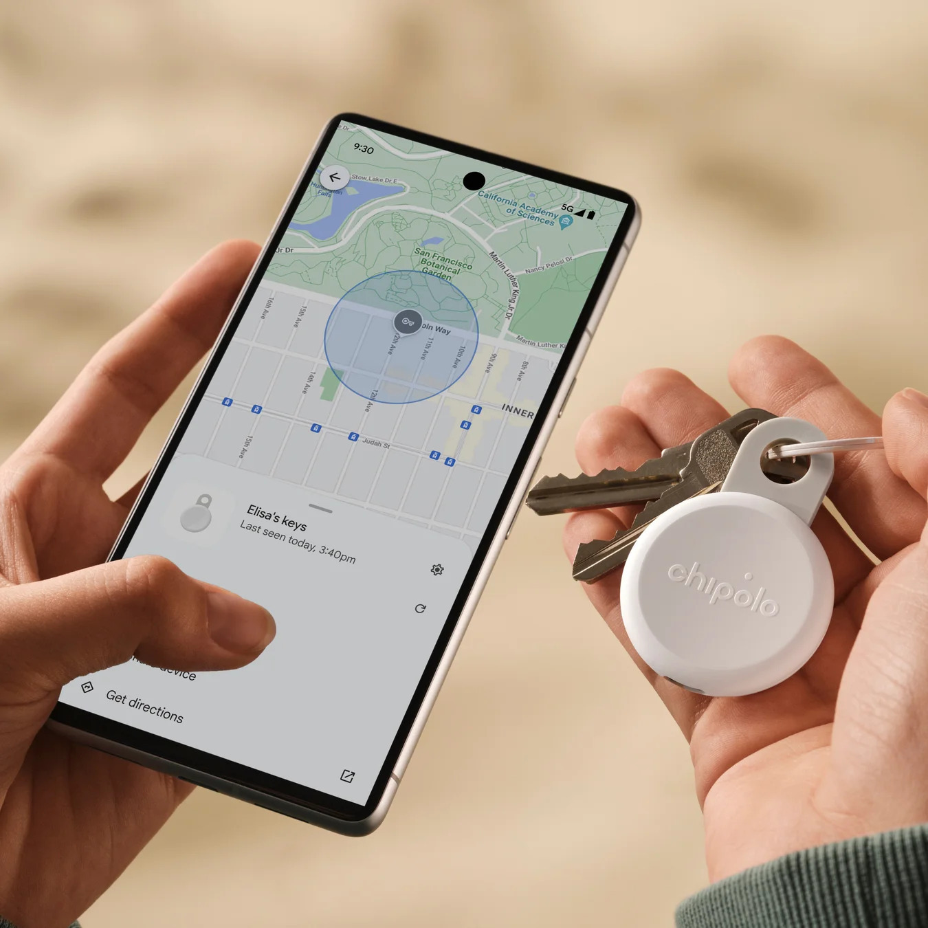 Chipolo LOOP-jälgija, laimihall - Image 2