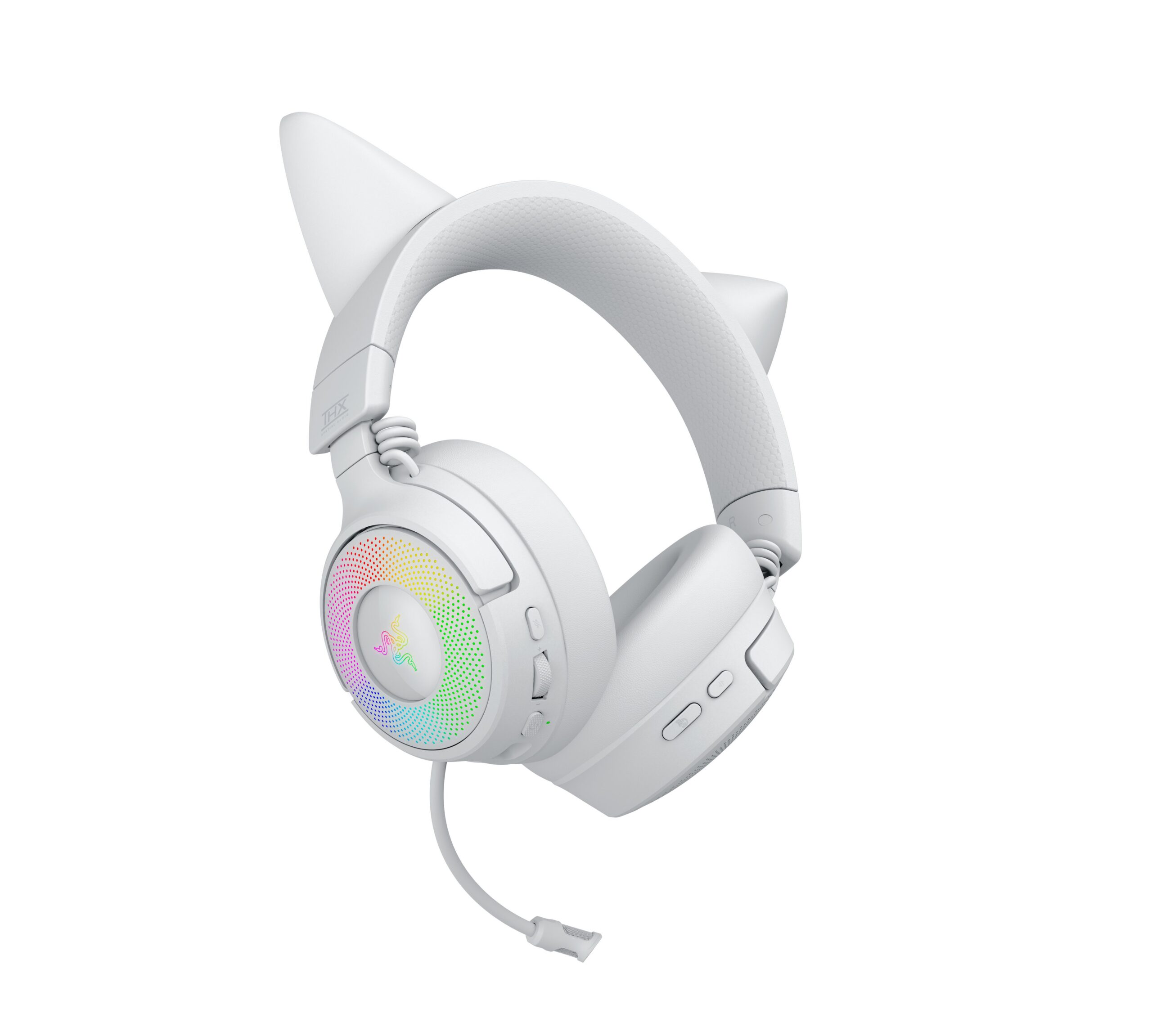 Razer Kraken Kitty V3 Pro mängukõrvaklapid, valge - Image 3