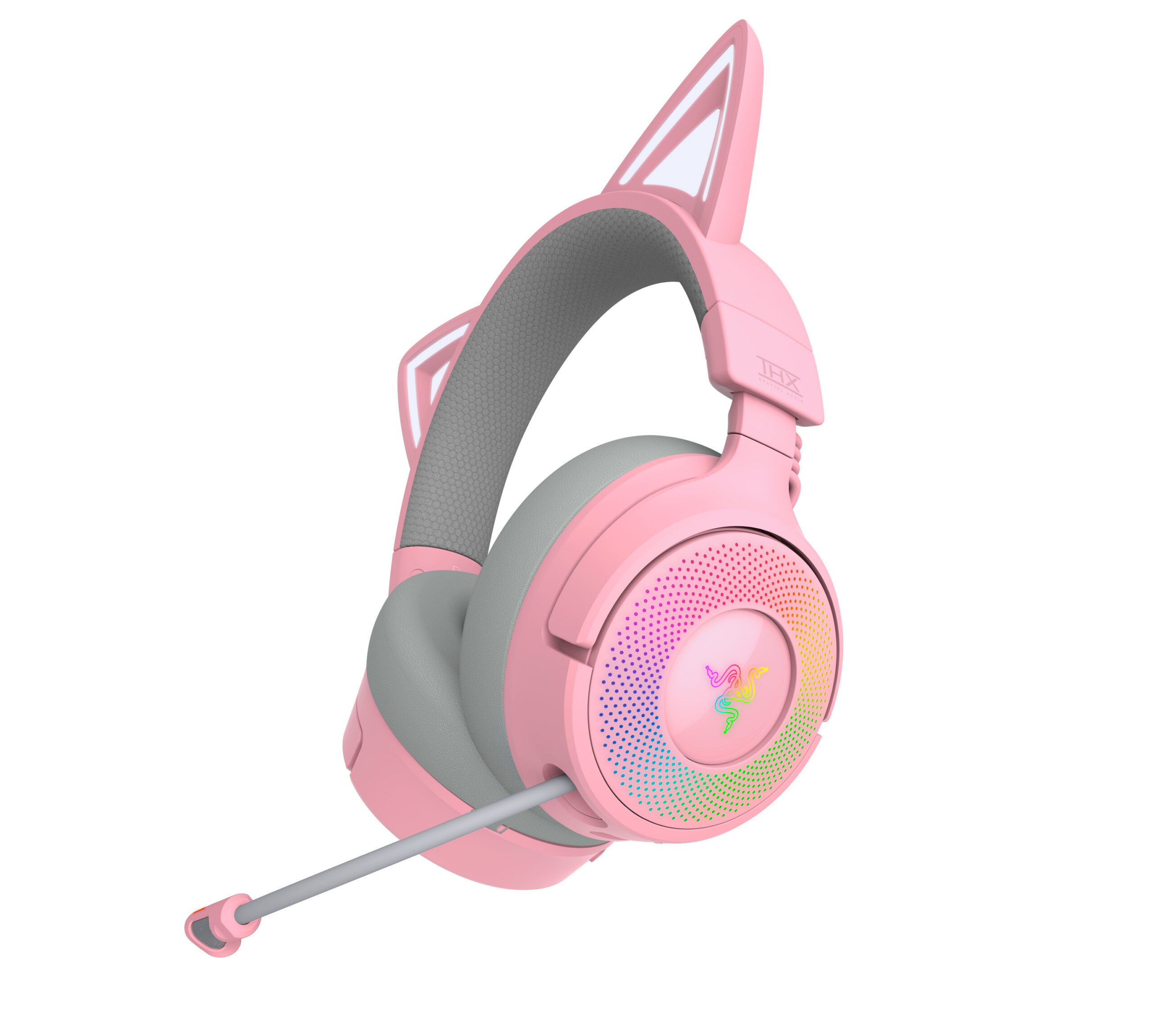 Razer Kraken Kitty V3 Pro mängukõrvaklapid, roosa - Image 2